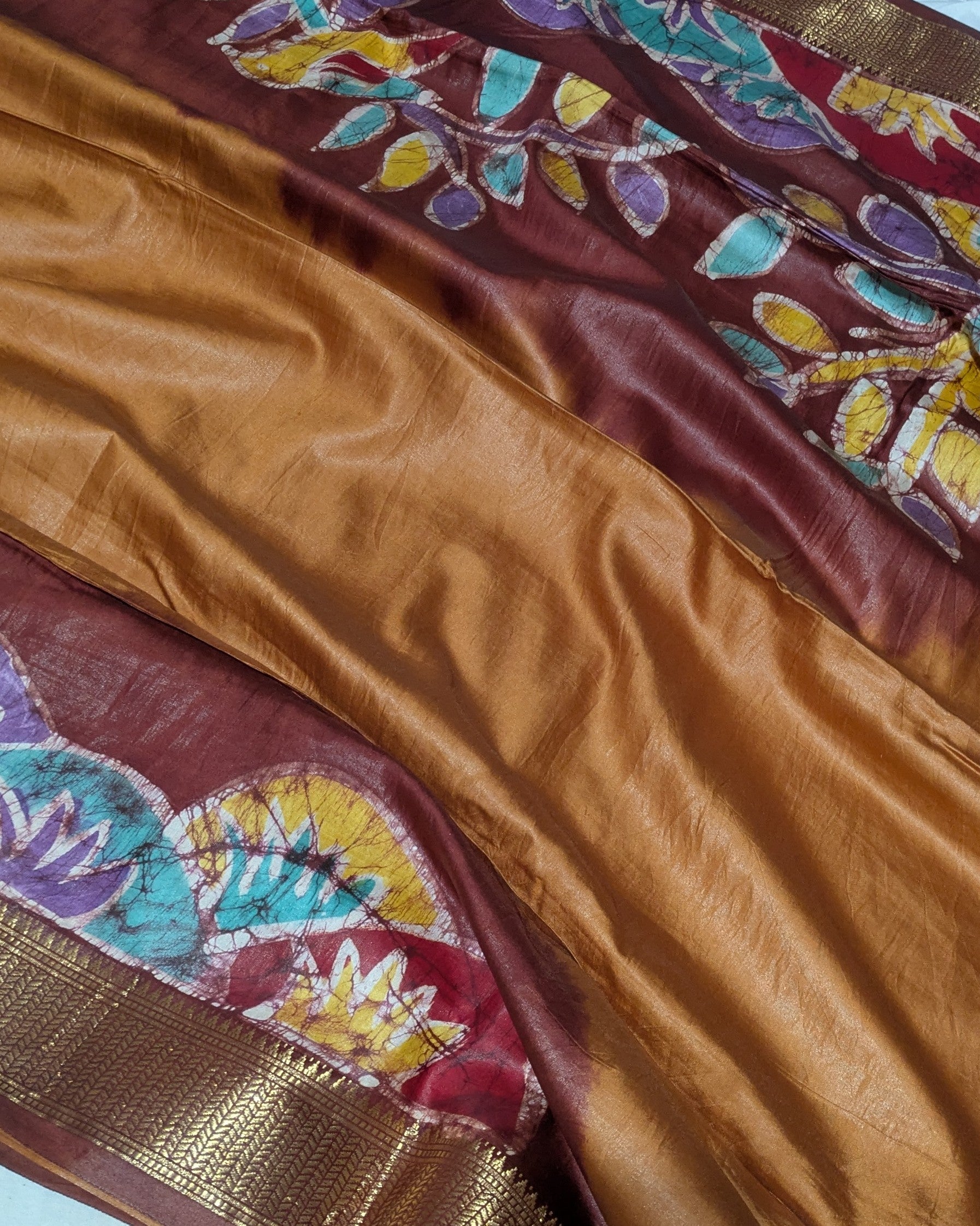 Batik Maheswari Sari with Blouse Piece