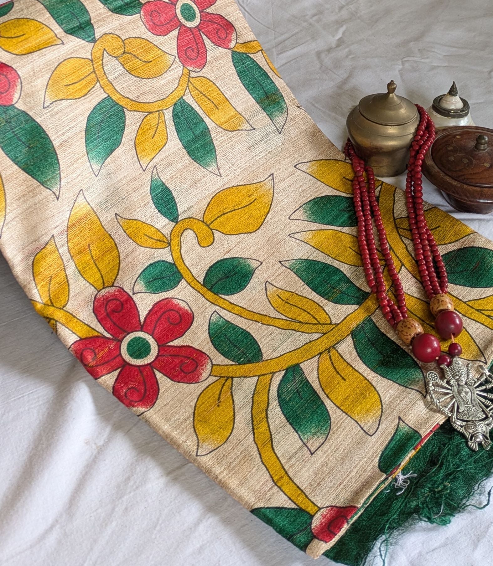 Ghicha Sari with Blouse Piece