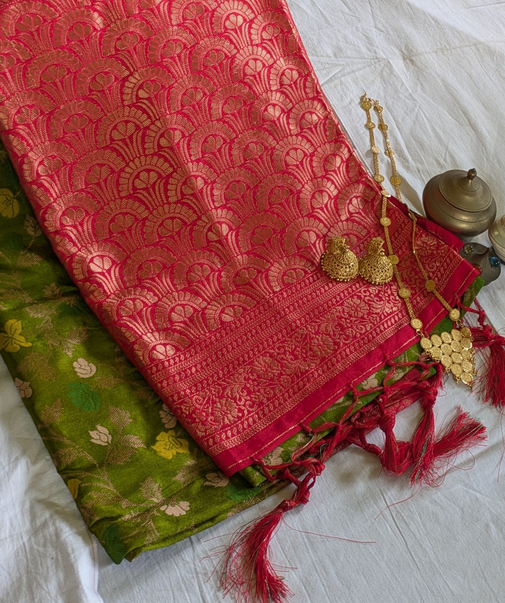 Pashmina Sari with Blouse Piece