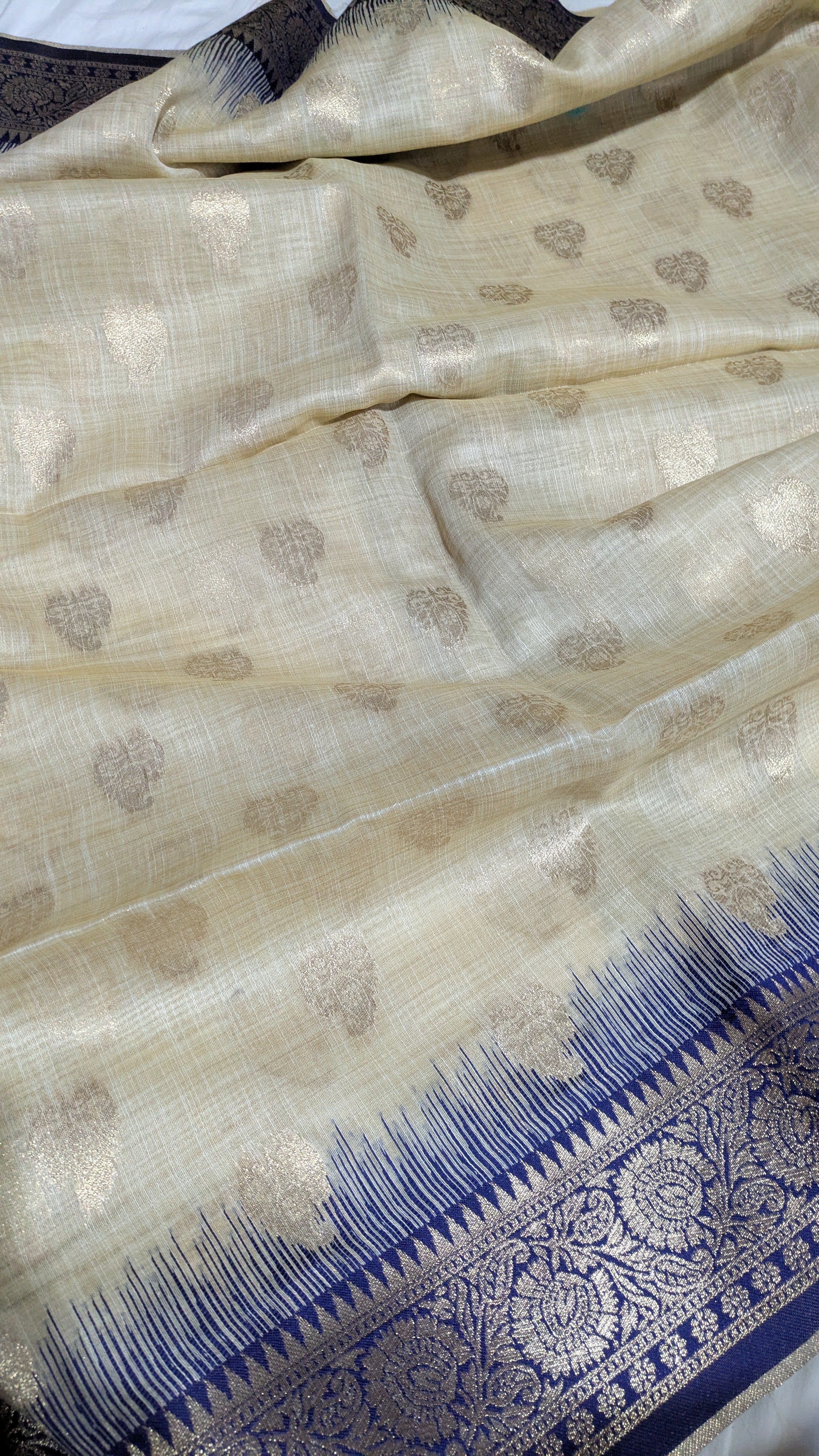 Tussar Benarasi (Pure Tussar) with Blouse Piece