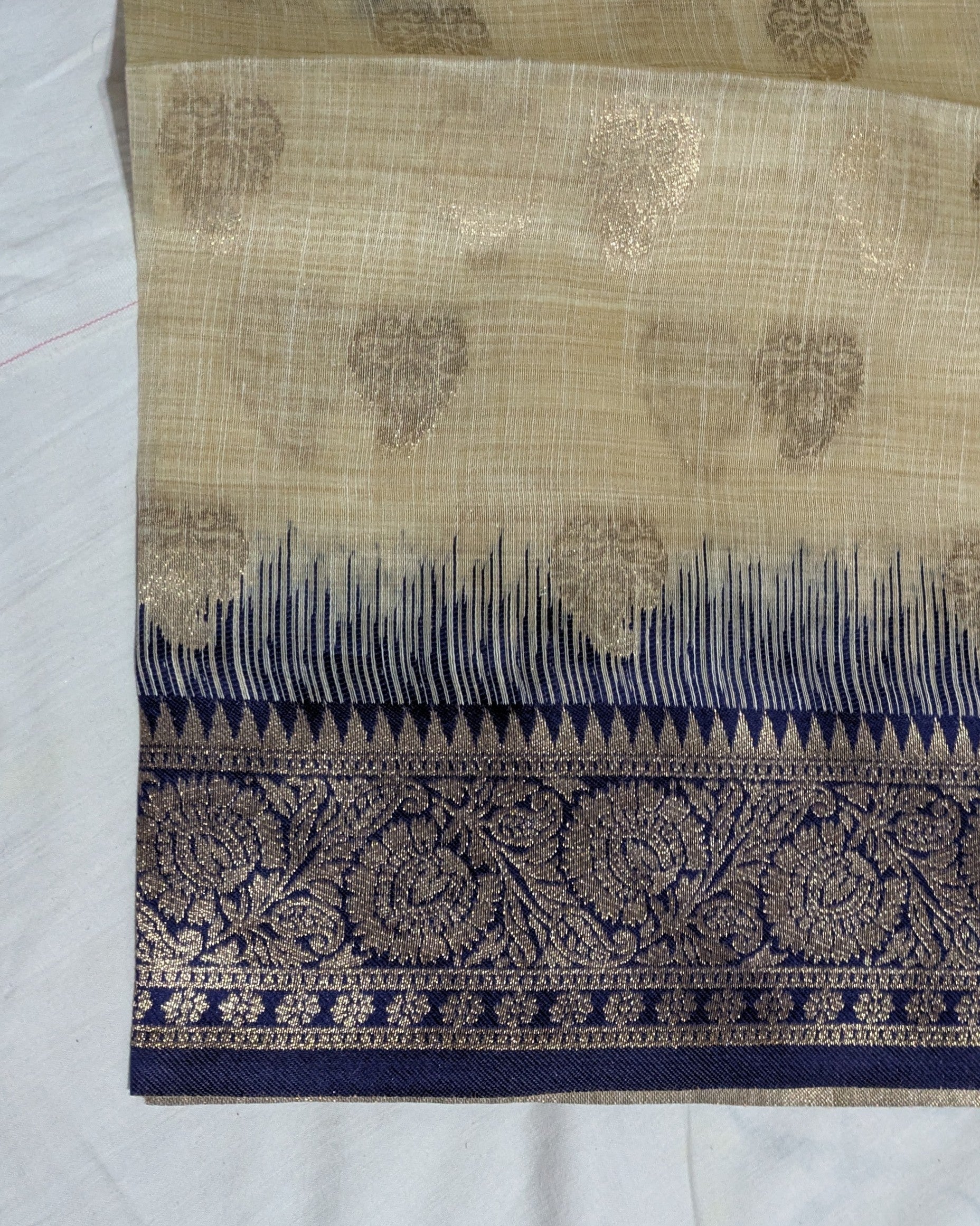 Tussar Benarasi (Pure Tussar) with Blouse Piece