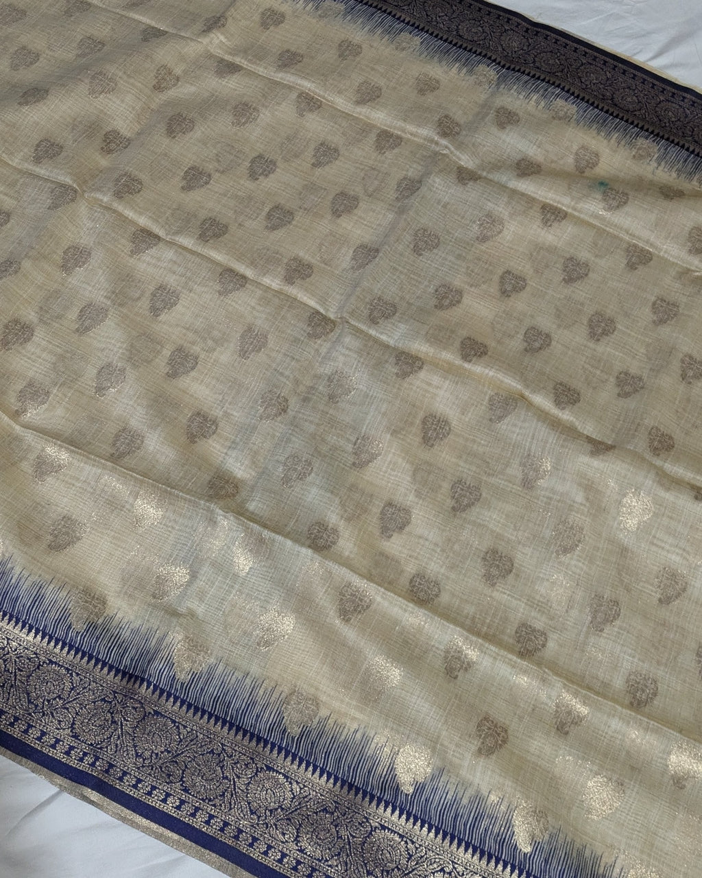 Tussar Benarasi (Pure Tussar) with Blouse Piece