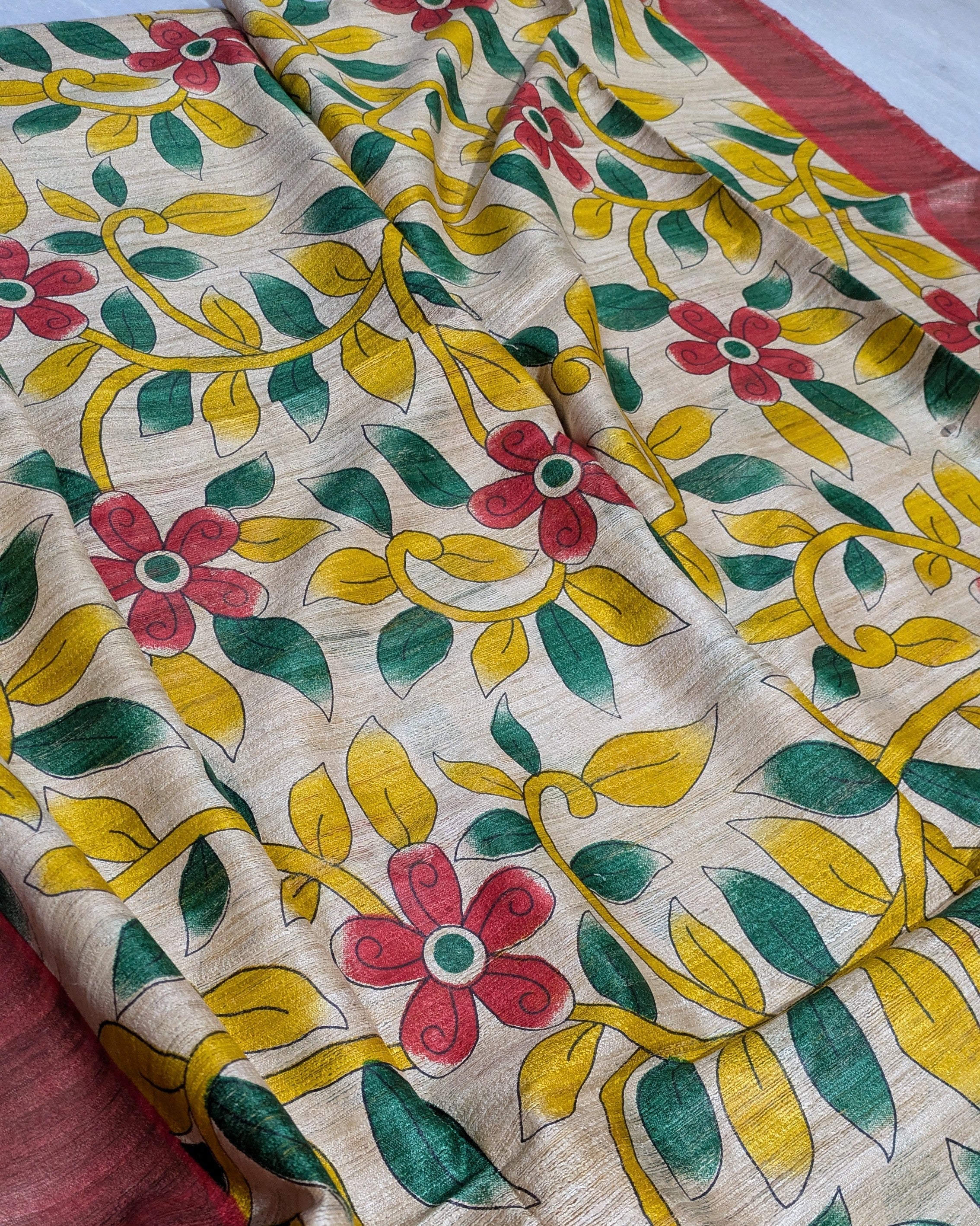 Ghicha Sari with Blouse Piece
