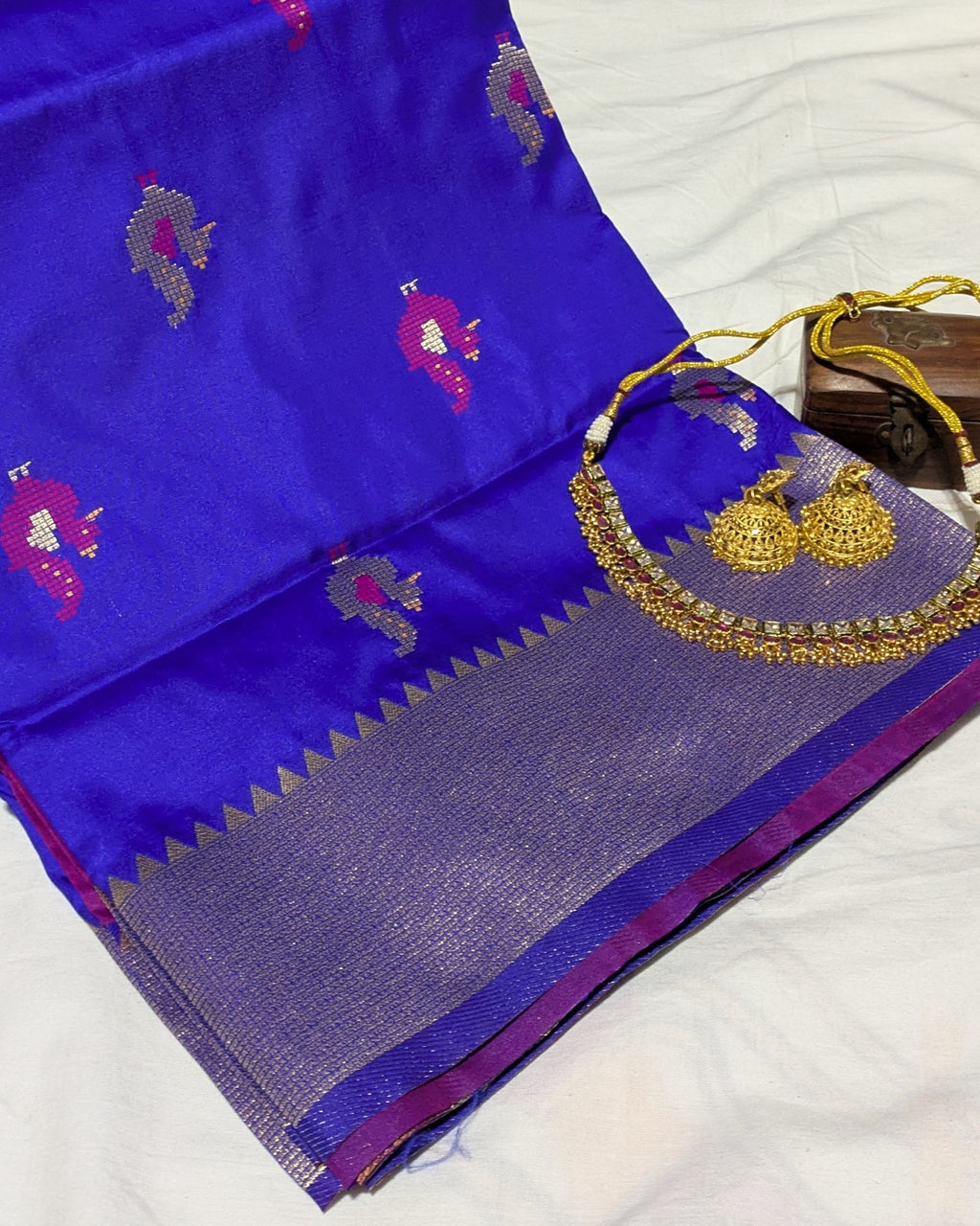 Kalakshetra Silk Sari (Replica)