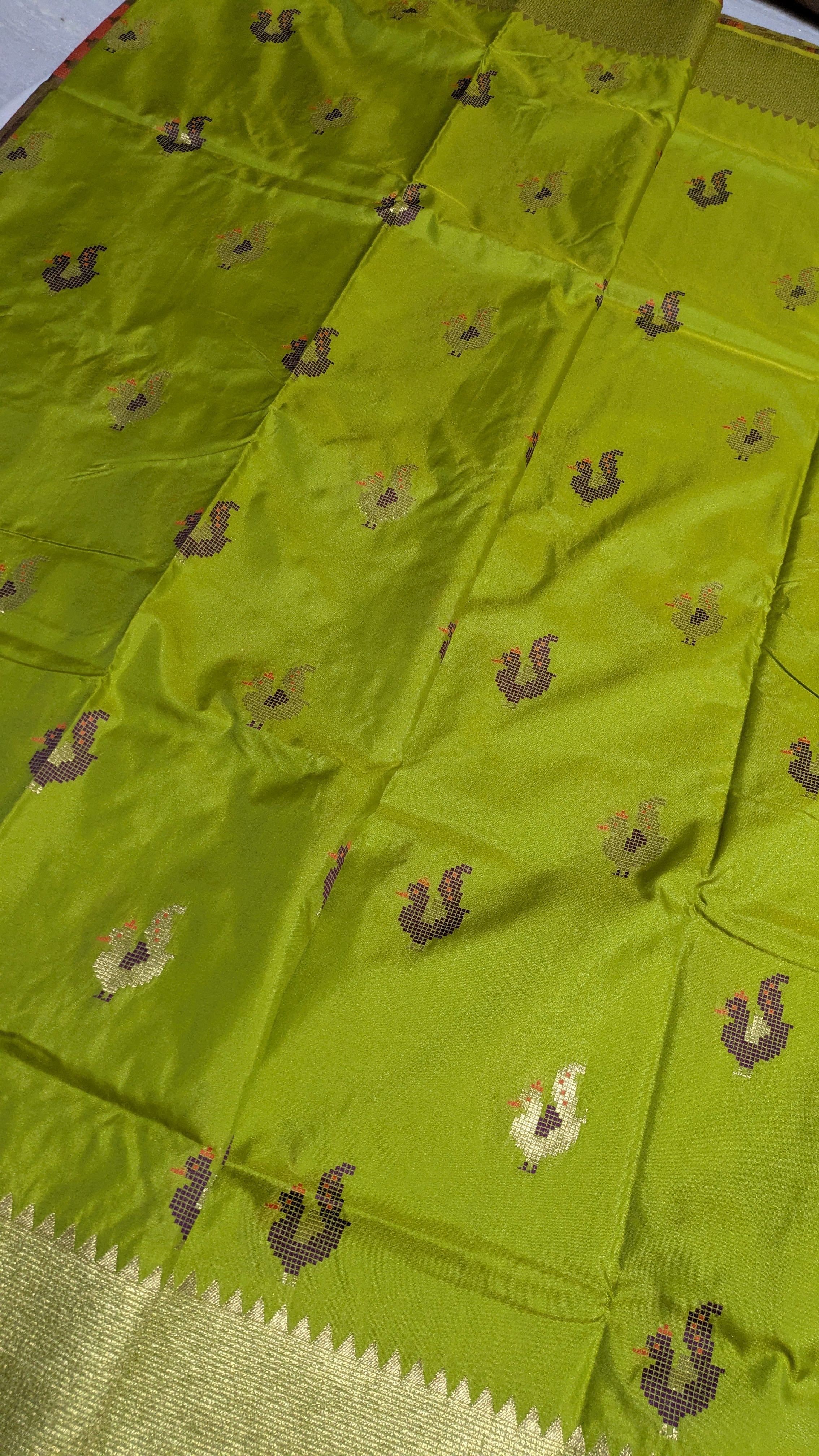 Kalakshetra Silk Sari (Replica)