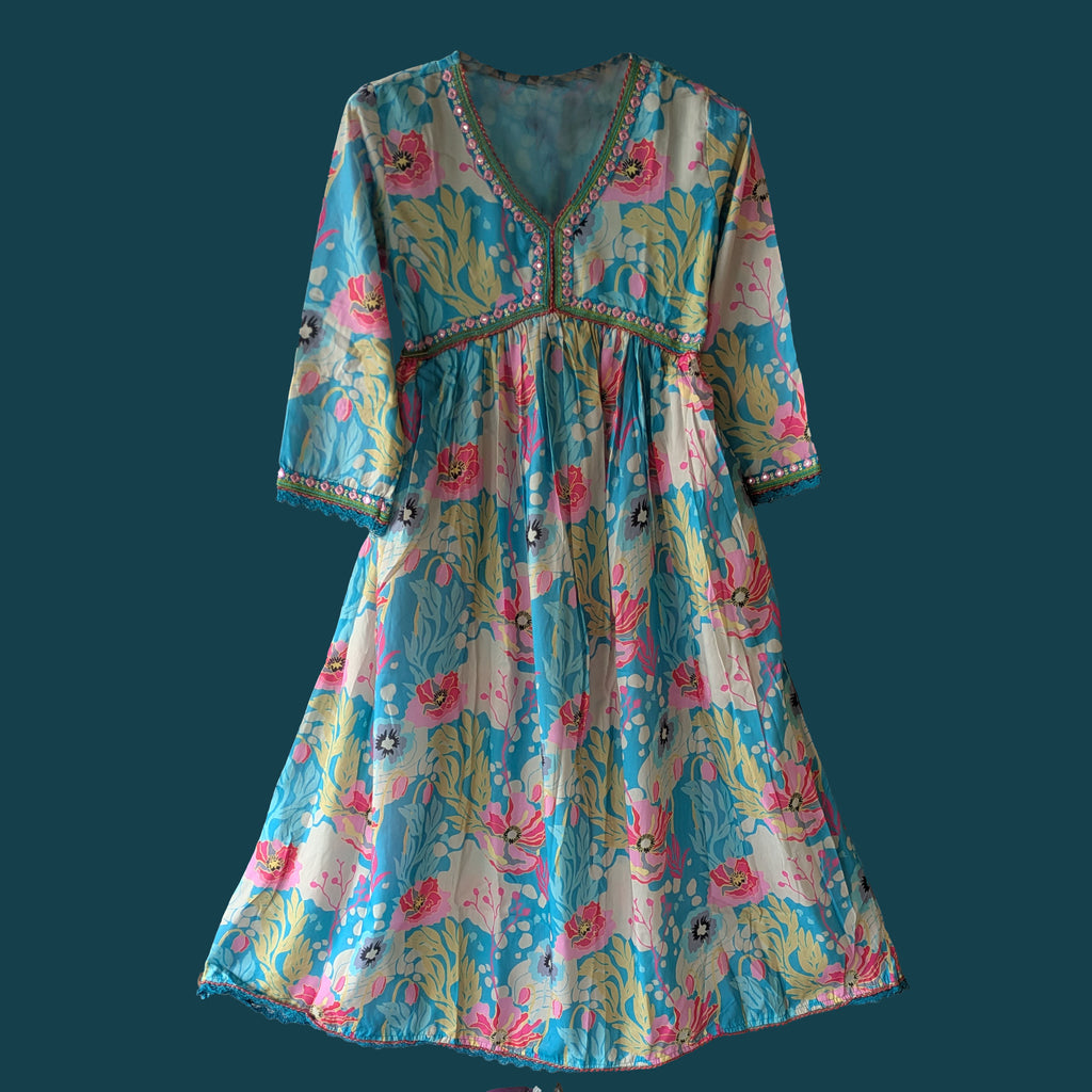 Three Piece Kurti Set (Alia Cut)