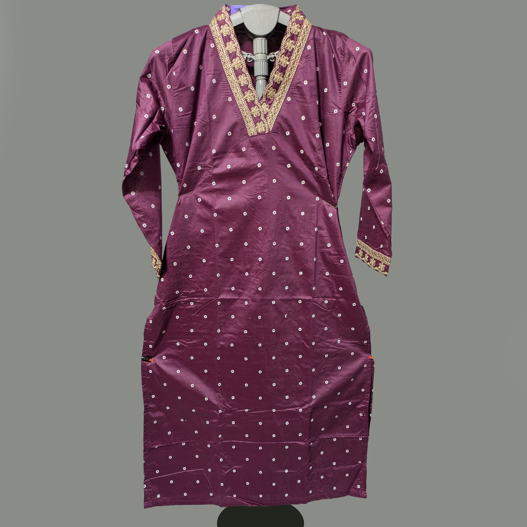 Moslin Three Piece Kurti Set