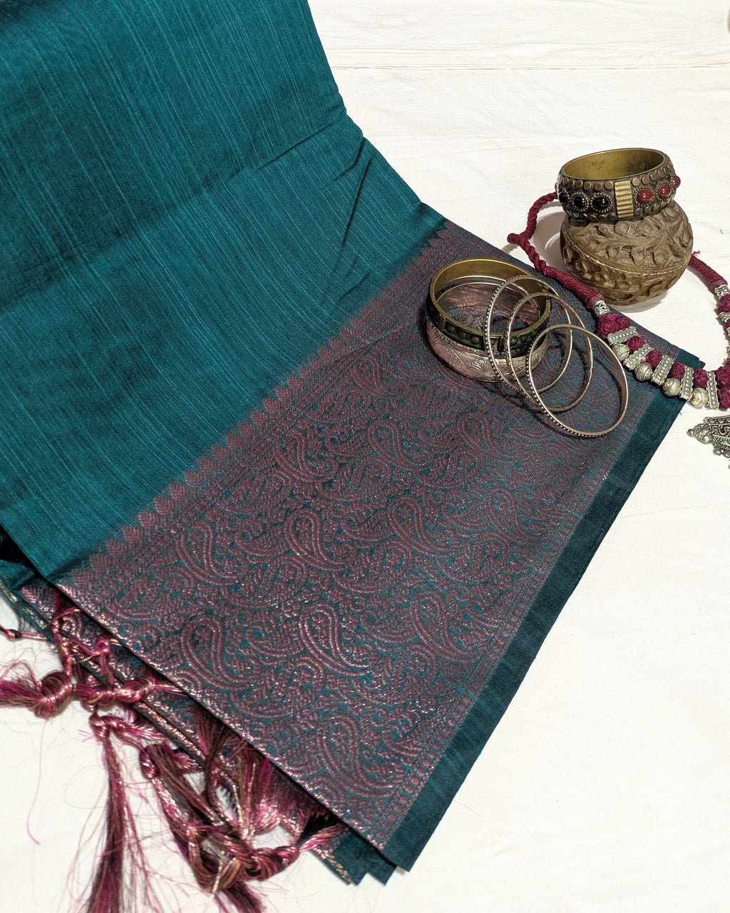 Ghicha Replica with Blouse Piece