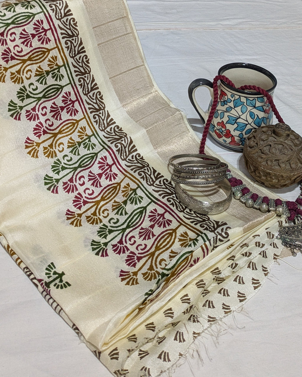 Bapta Silk Sari with Blouse Piece