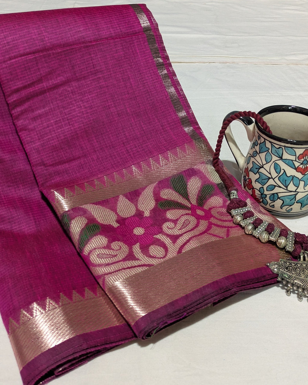 Mangalgiri Sari wth Blouse Piece