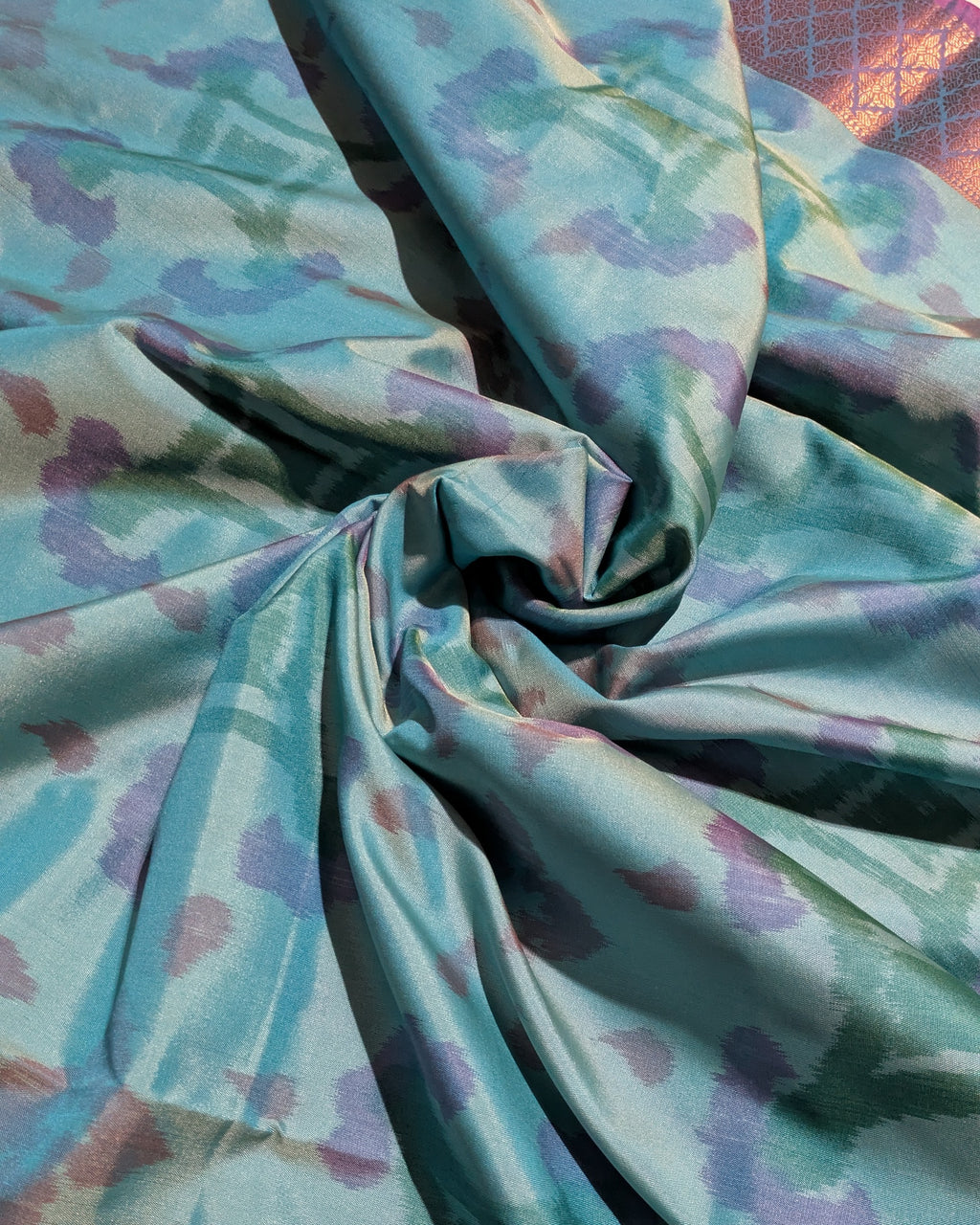 Ikkat Sari with Blouse Piece