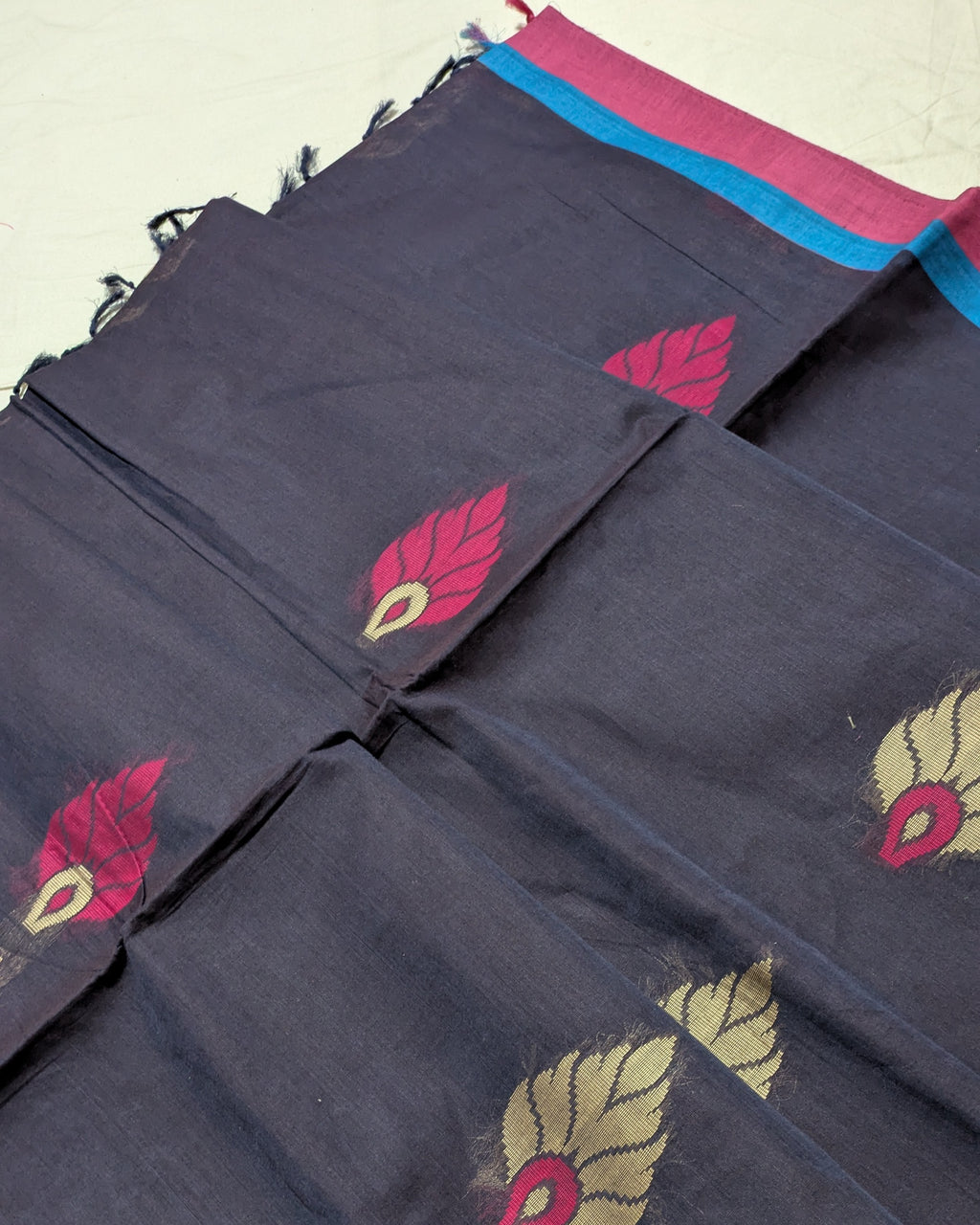 Pure Cotton (Phulia) Sari