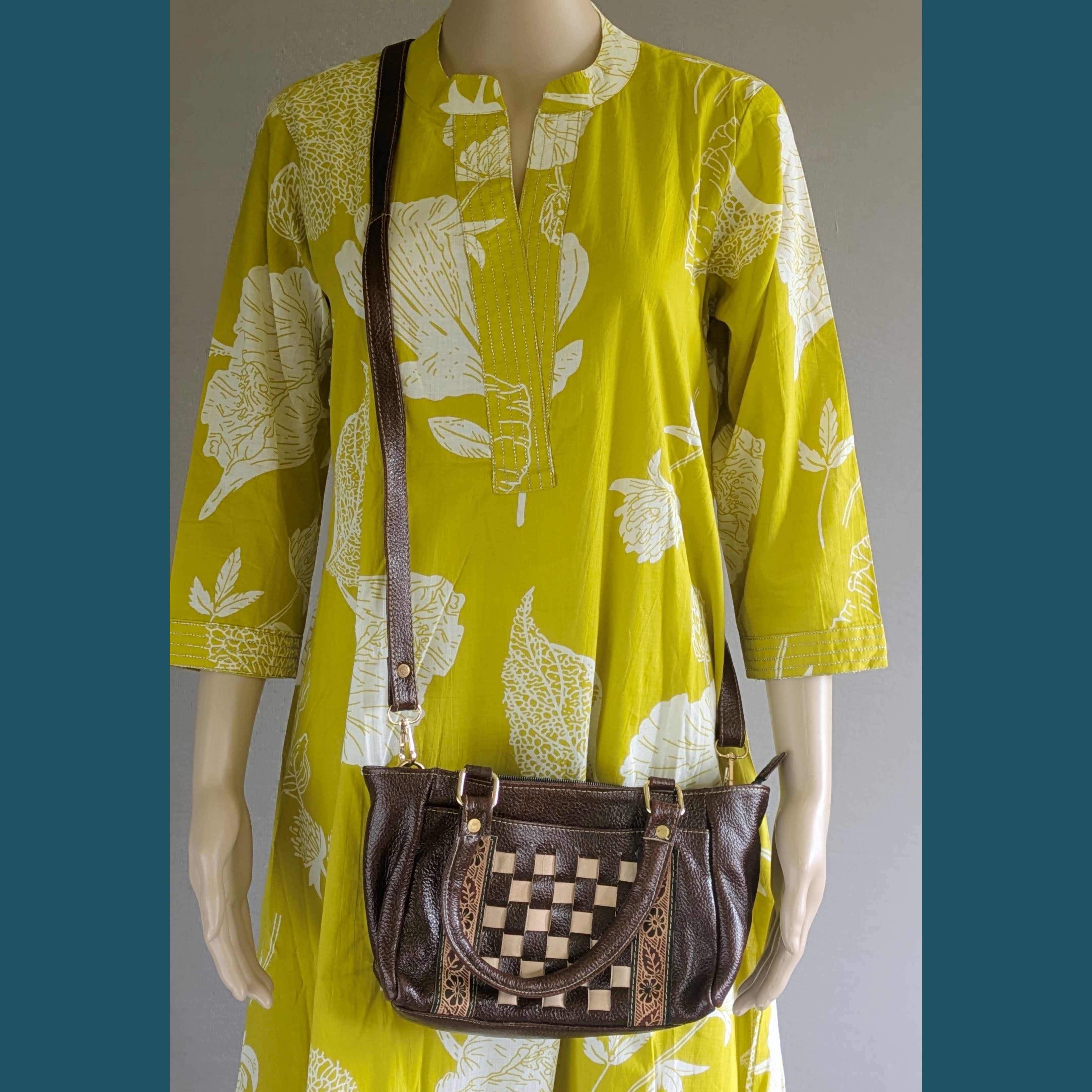 Leather Bag from Santiniketan