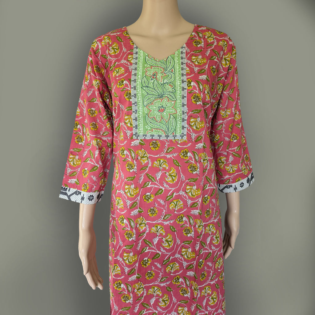 mg Brand Pink Kurti (One Piece)