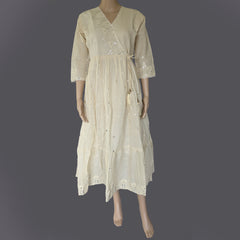 Embroidered Angrakha Kurti