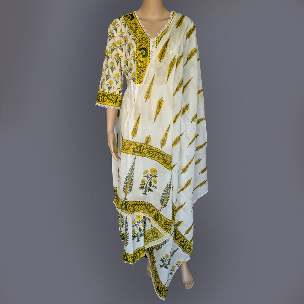 Three Piece Kurti Set