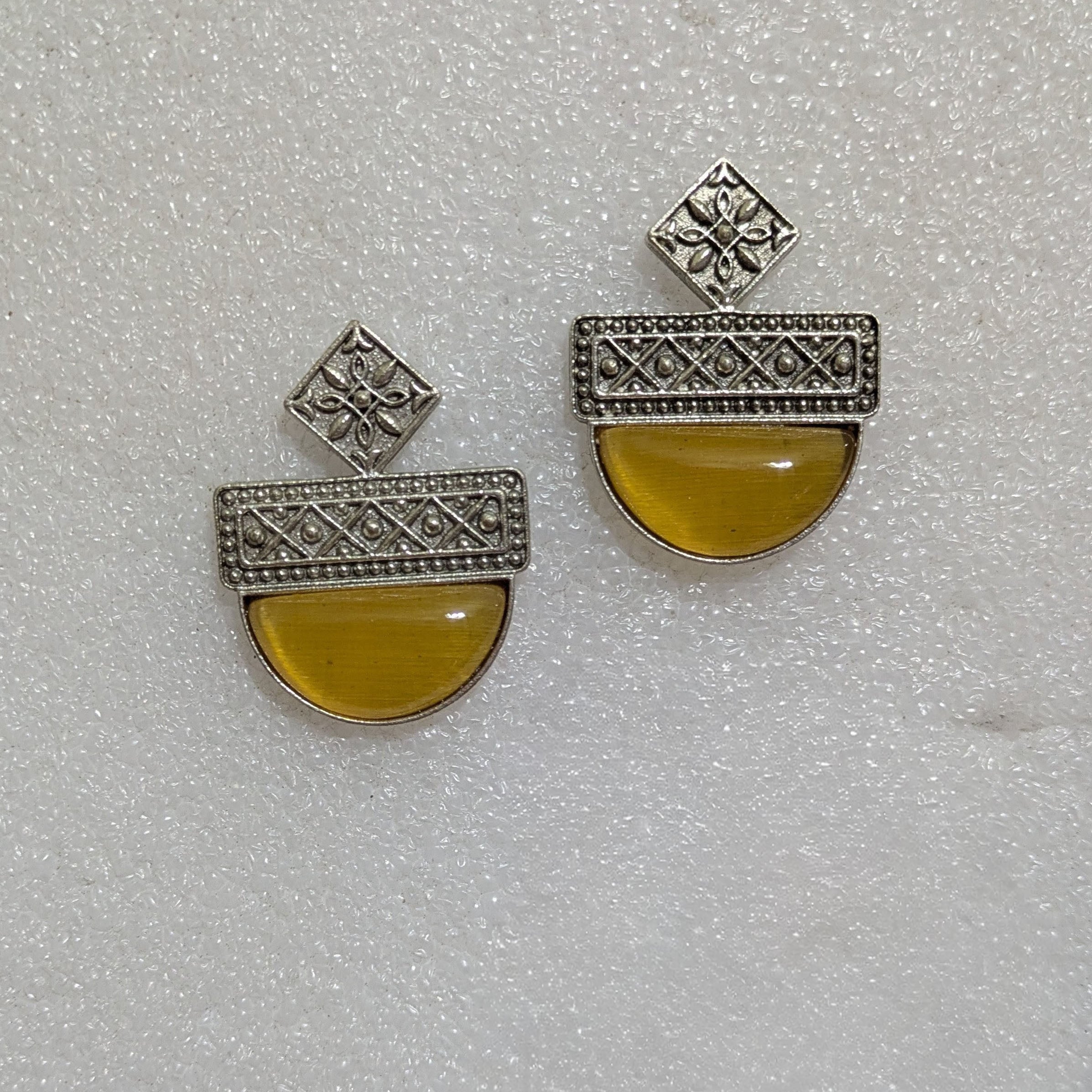 Yellow Stud Earring