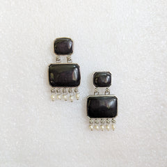 Black Dangler Earring