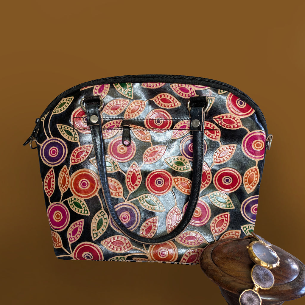 Brown Leather Bag from Santiniketan