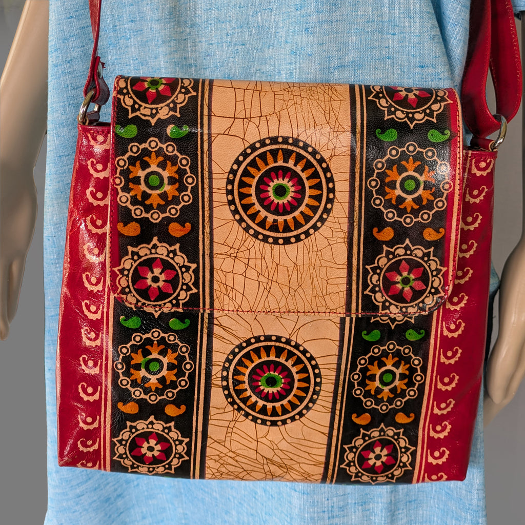 Leather Bag from Santiniketan