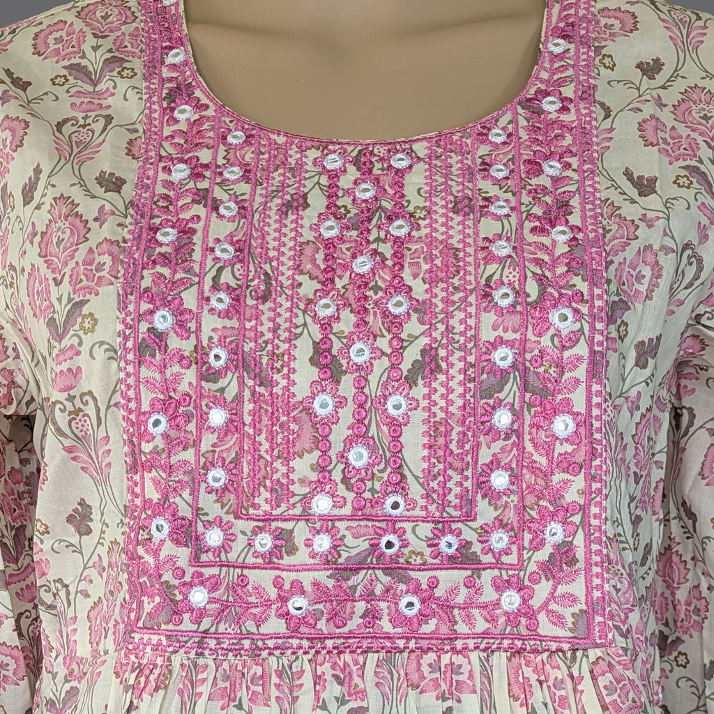 Baby Pink Kurti
