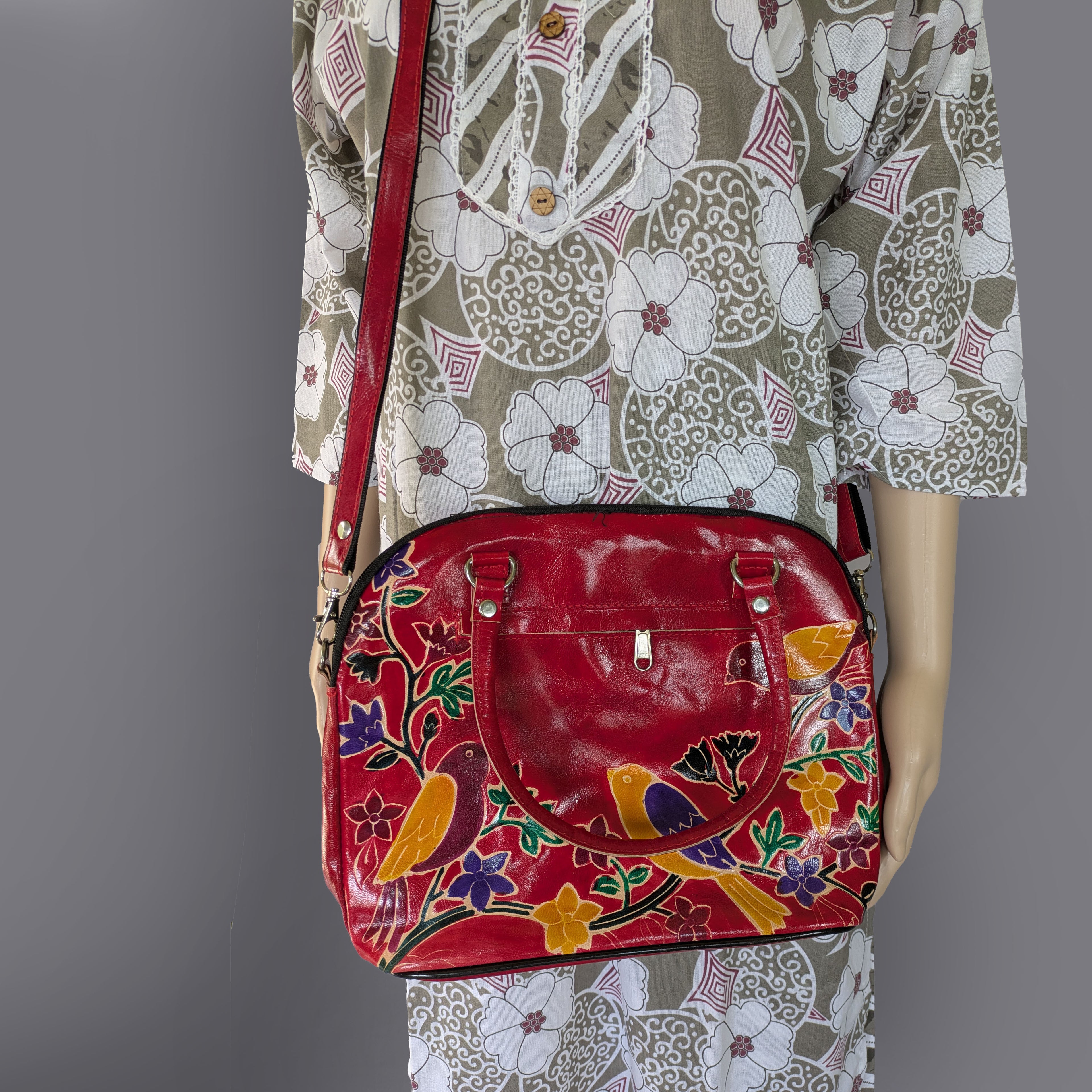 Leather Bag from Santiniketan