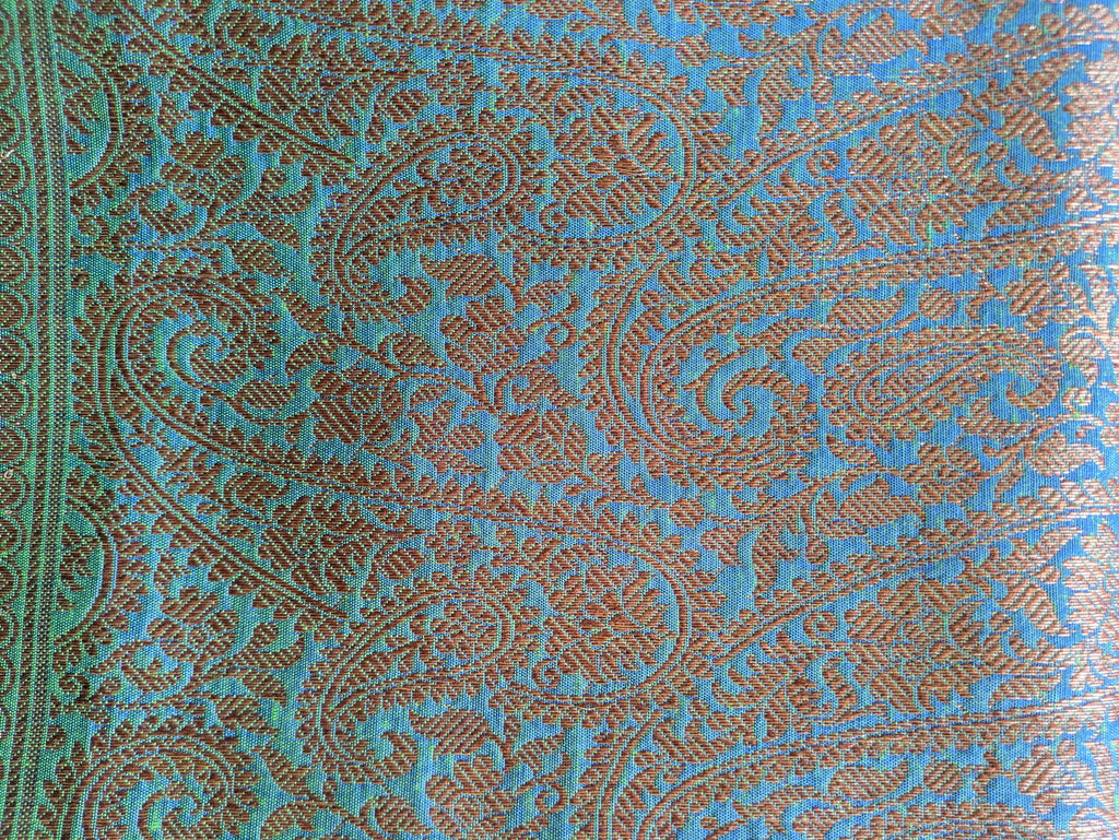 Dual Tone Sari with Blouse Piece