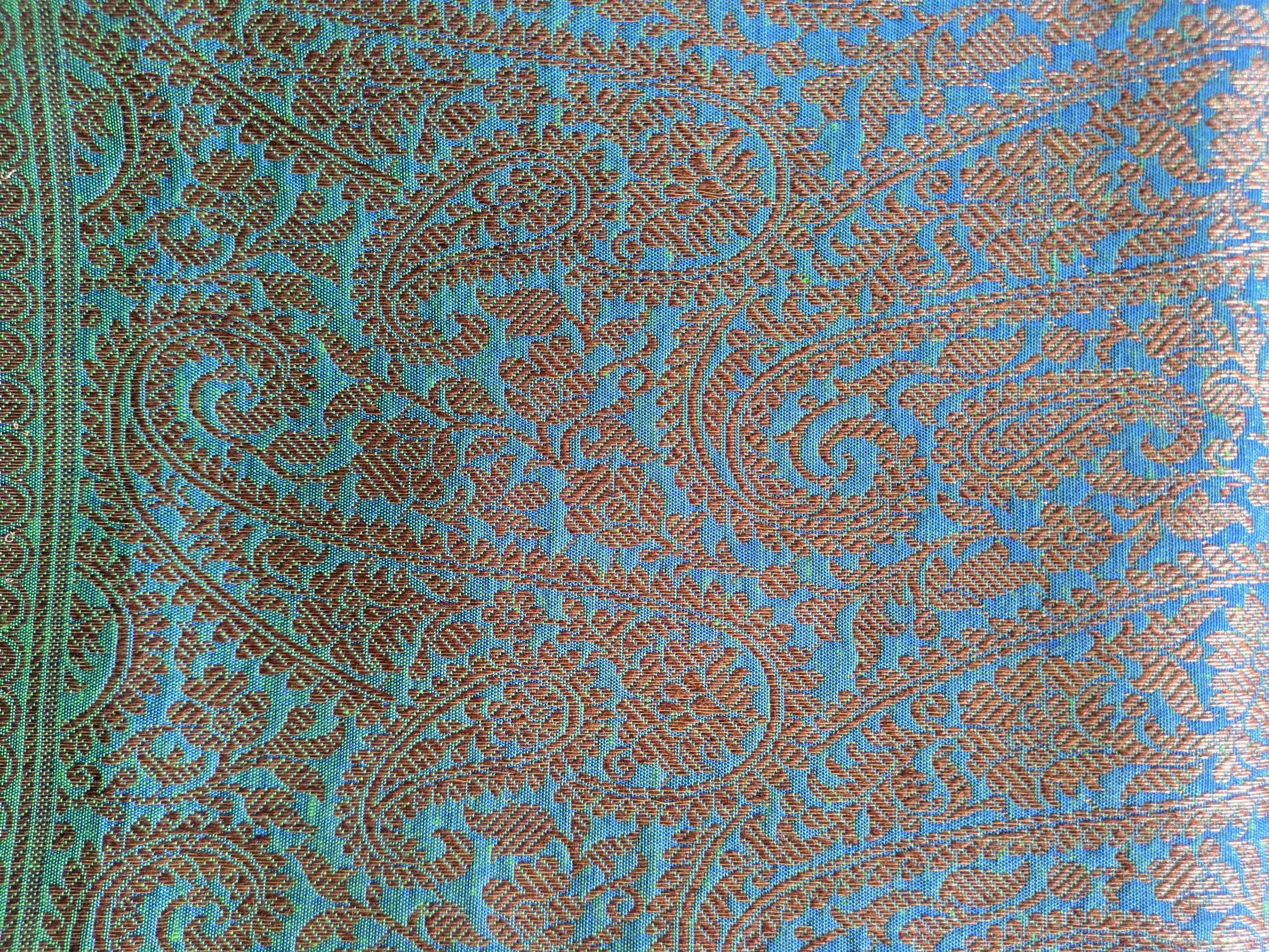Dual Tone Sari with Blouse Piece