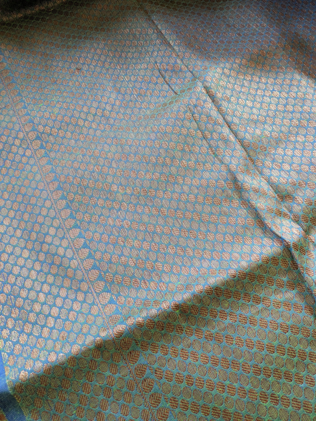 Dual Tone Sari with Blouse Piece