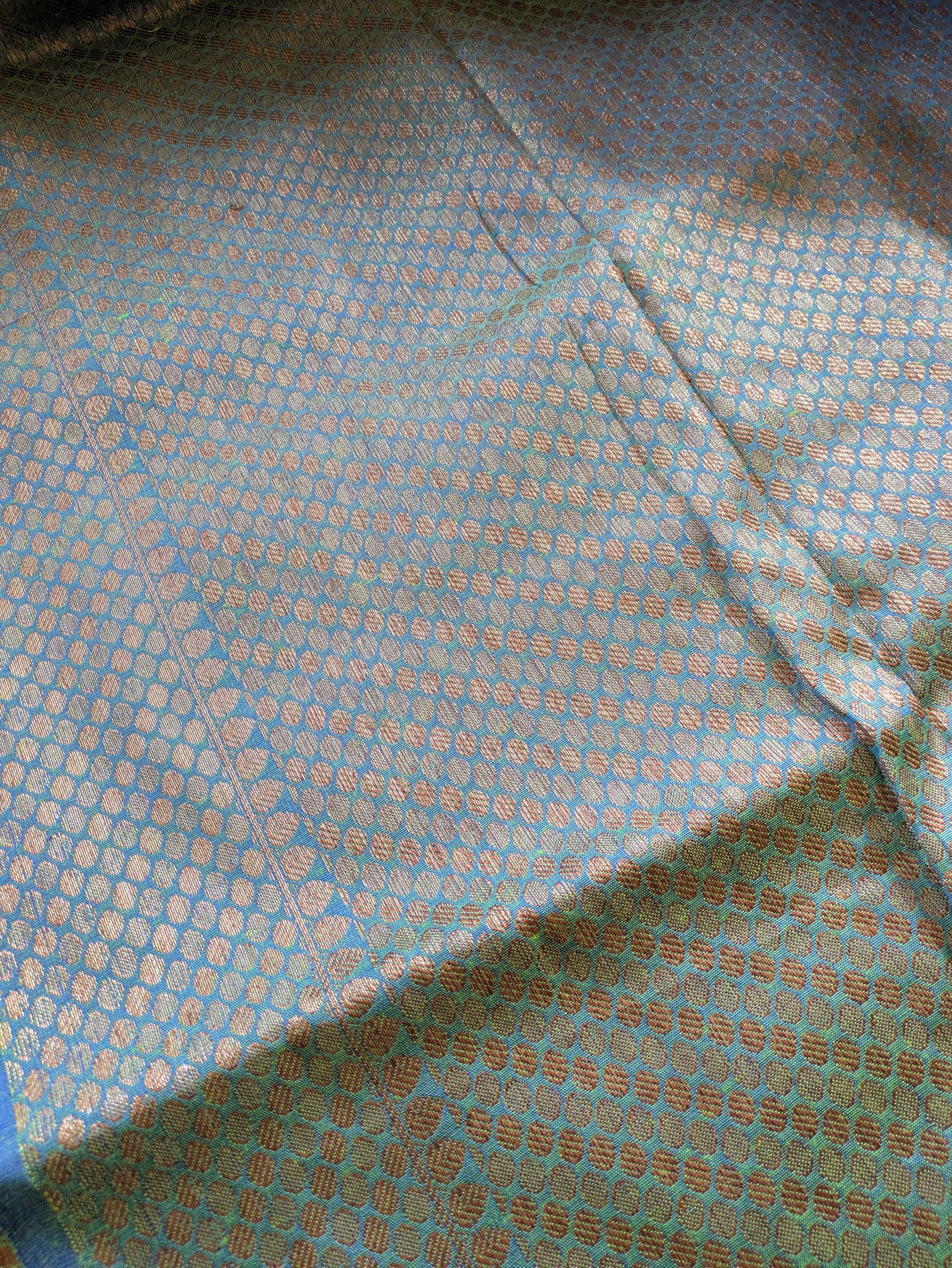 Dual Tone Sari with Blouse Piece