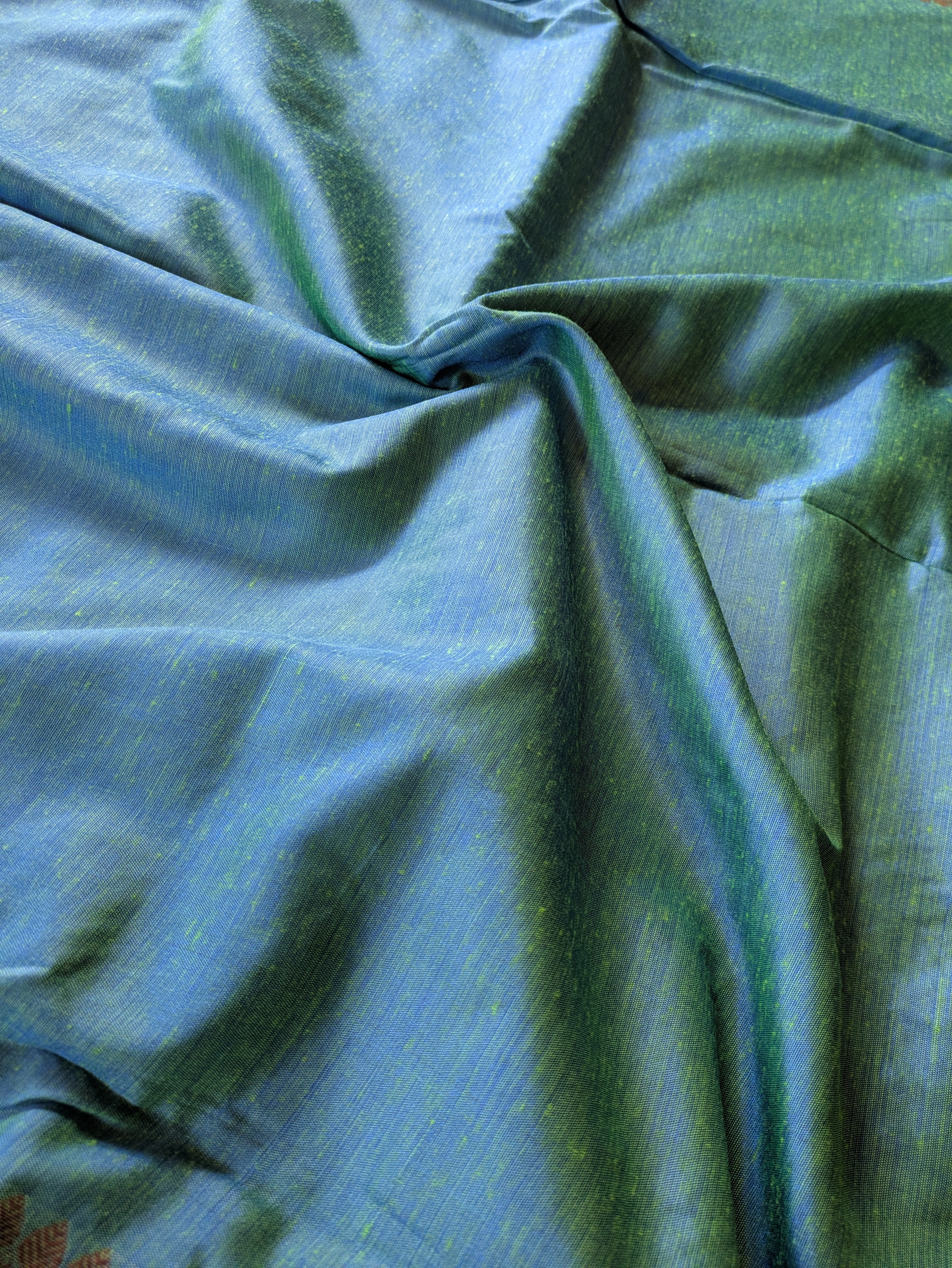 Dual Tone Sari with Blouse Piece