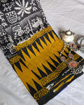 Black Pure Silk with Blouse Piece