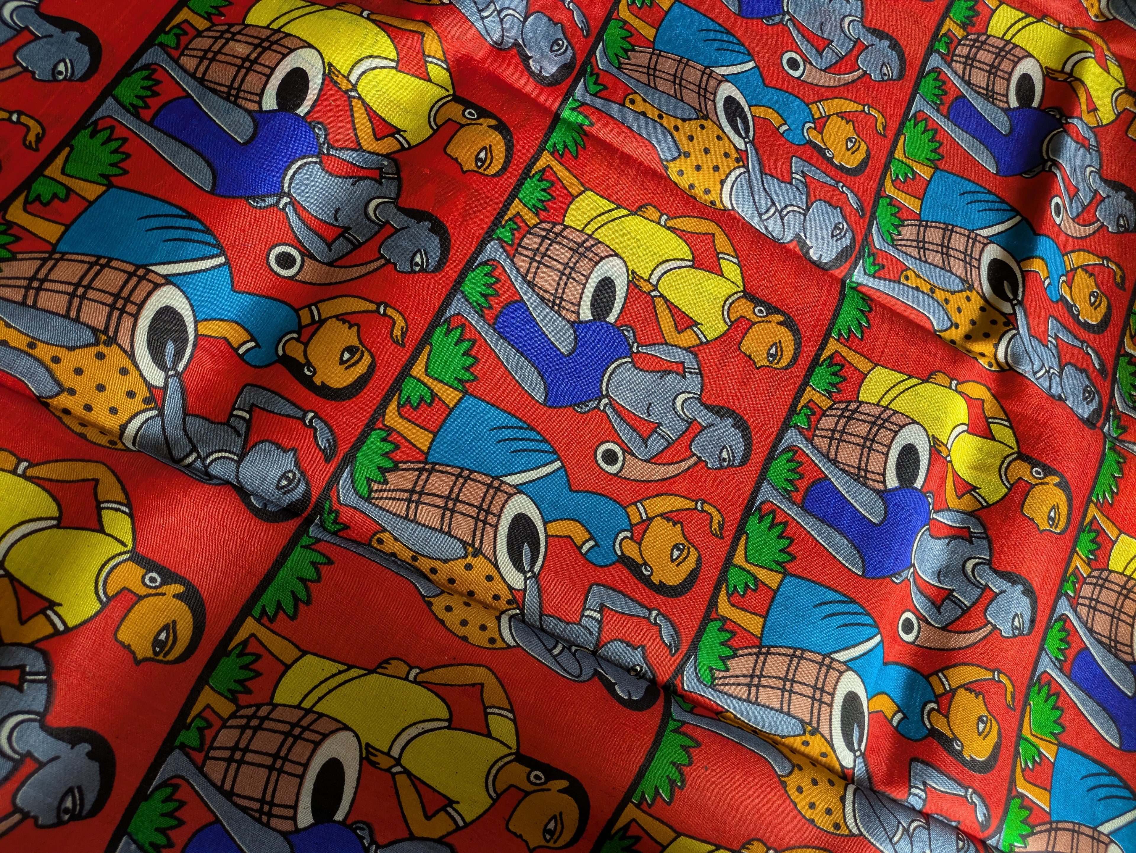 Patli Pollu Pure Silk Sari with Blouse Piece