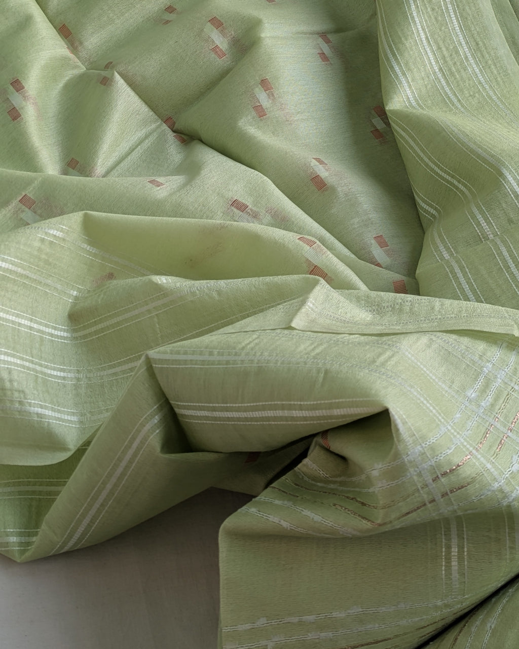 Pistachio Bhagalpuri Sari