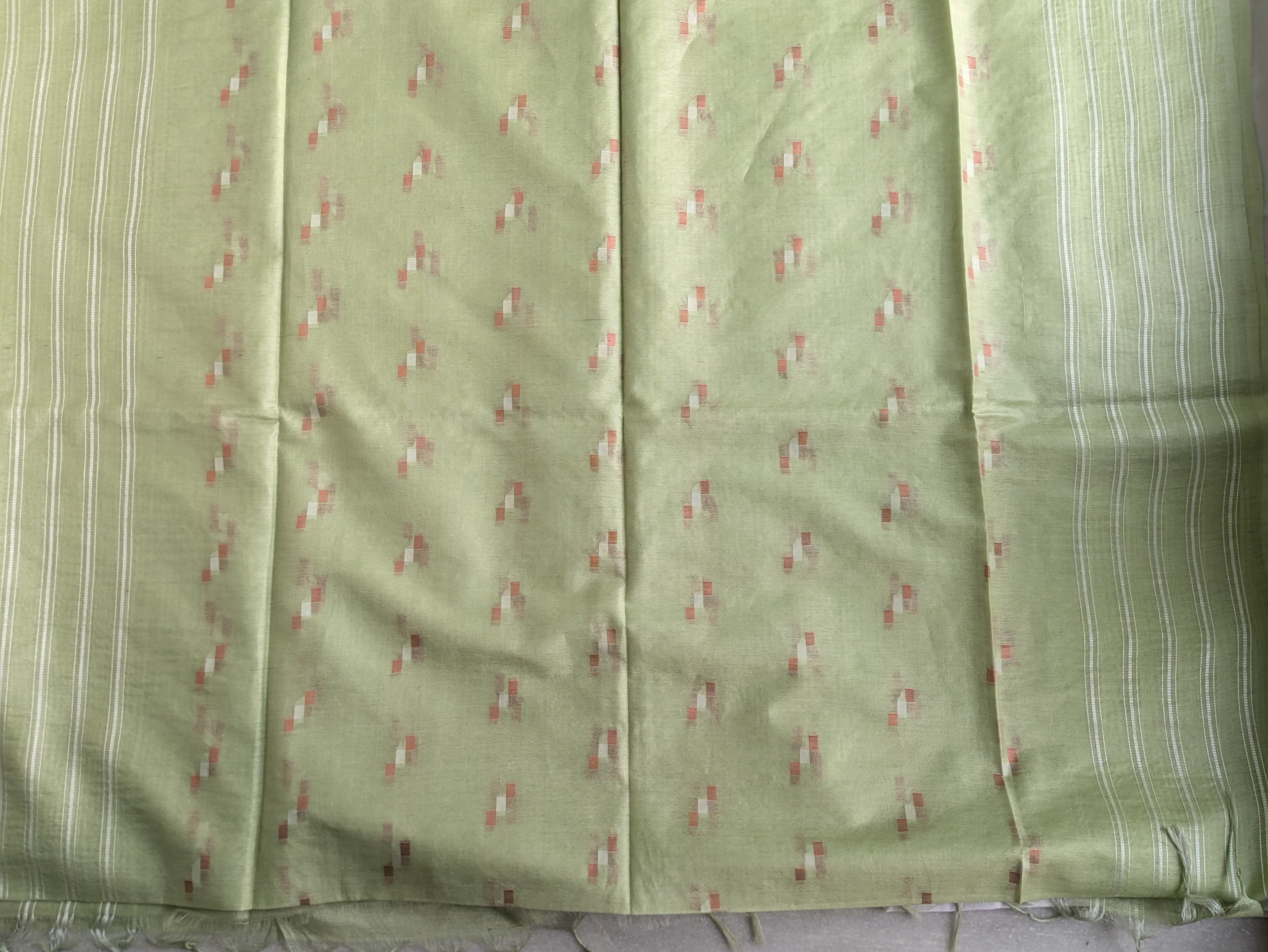 Pistachio Bhagalpuri Sari
