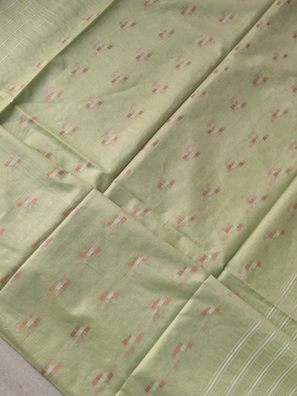 Pistachio Bhagalpuri Sari