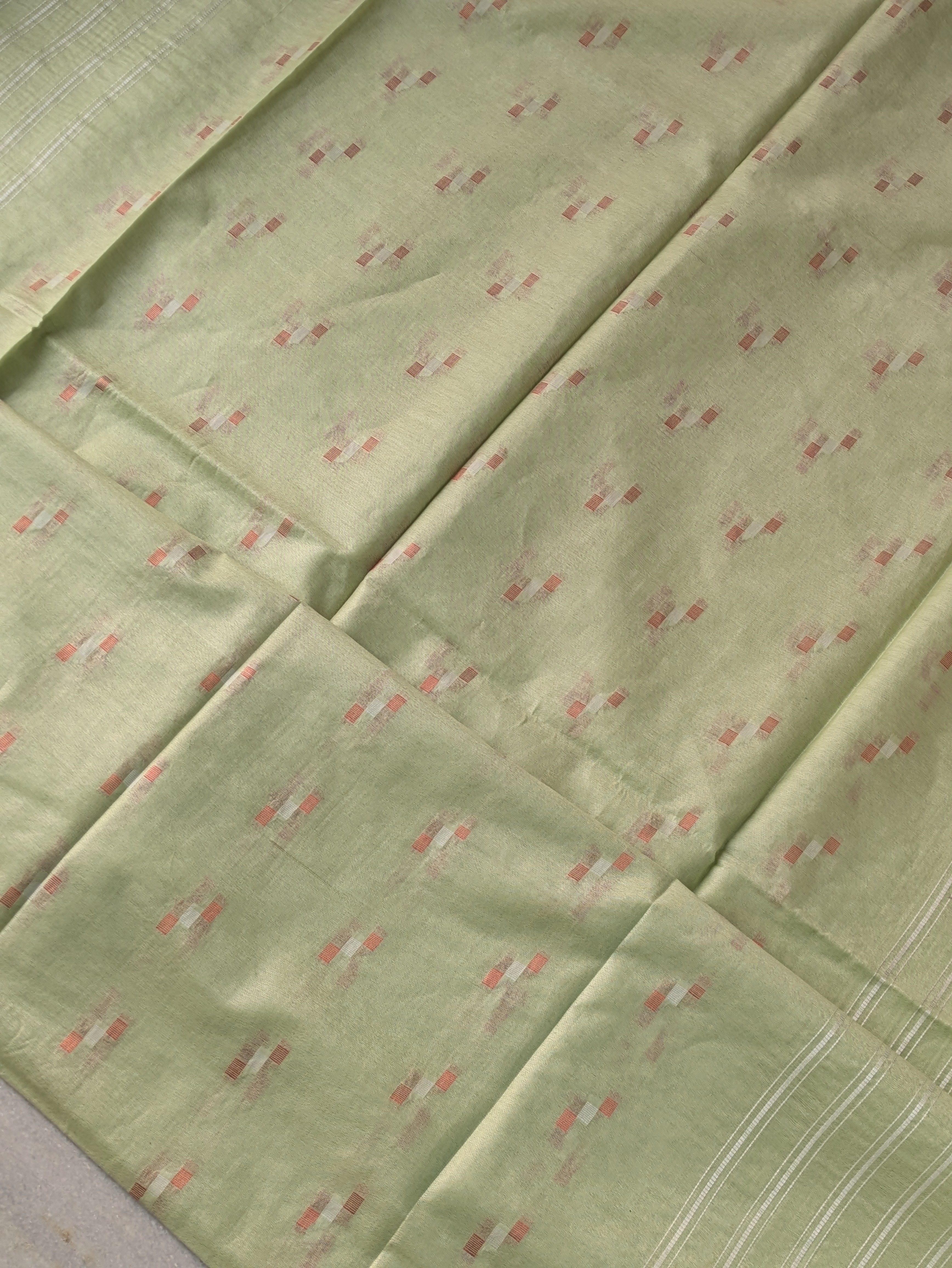 Pistachio Bhagalpuri Sari