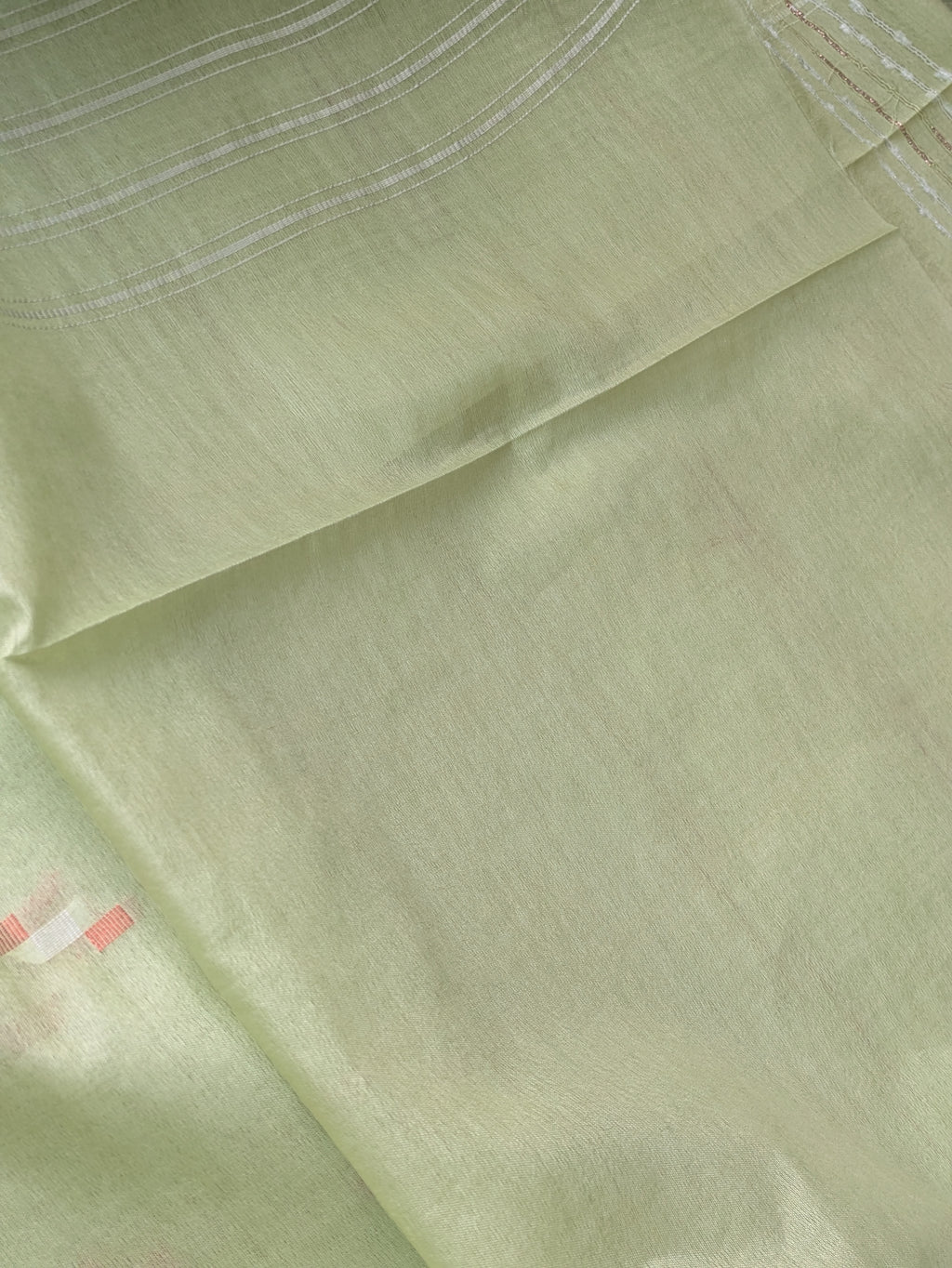 Pistachio Bhagalpuri Sari