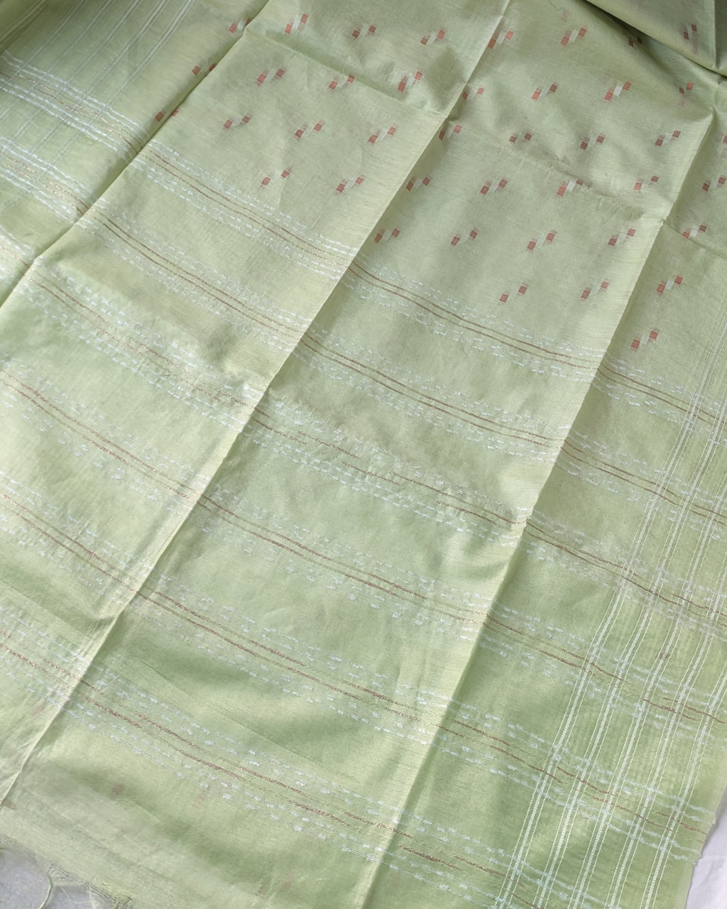 Pistachio Bhagalpuri Sari