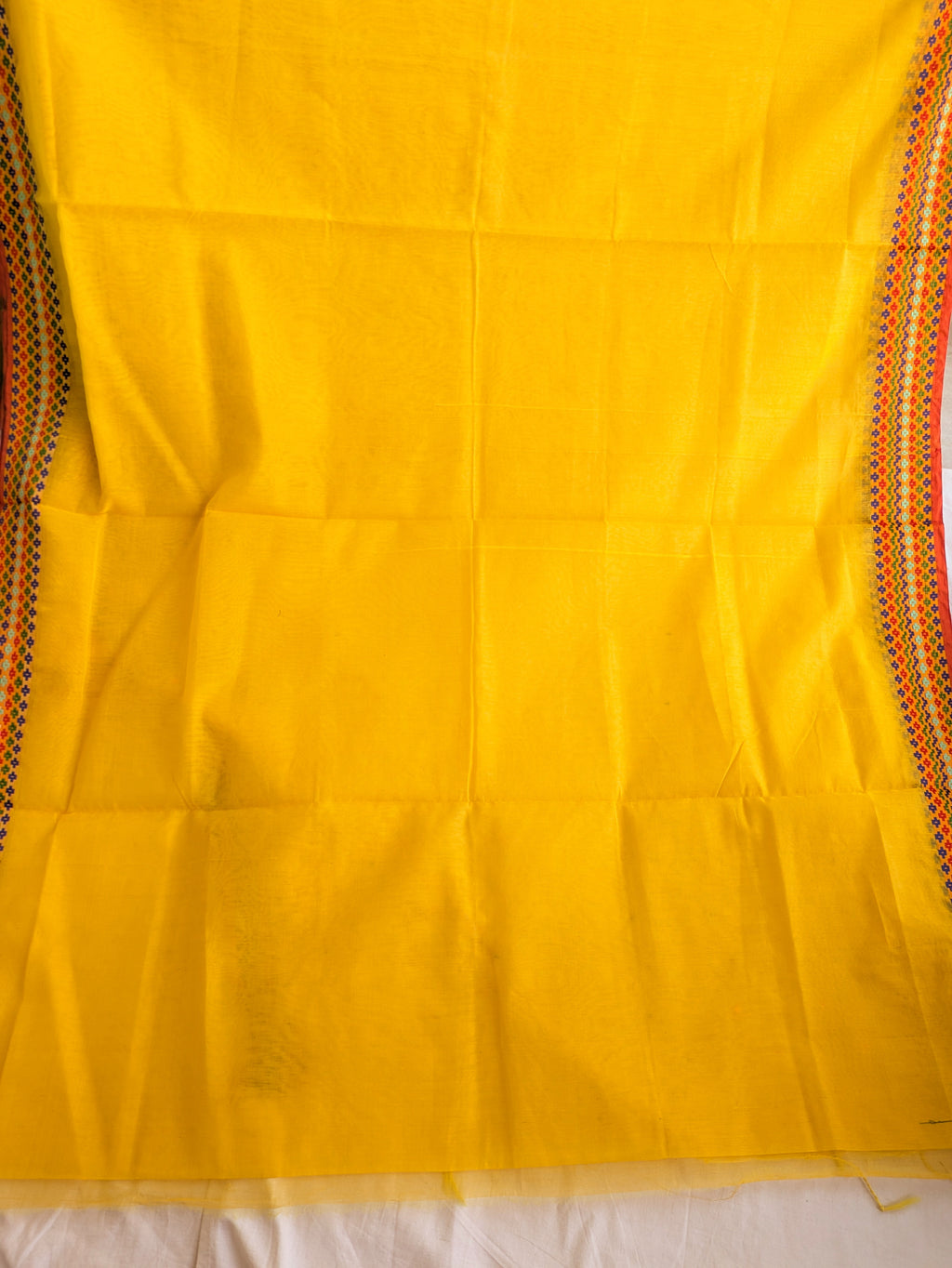 Handloom Sari Yellow