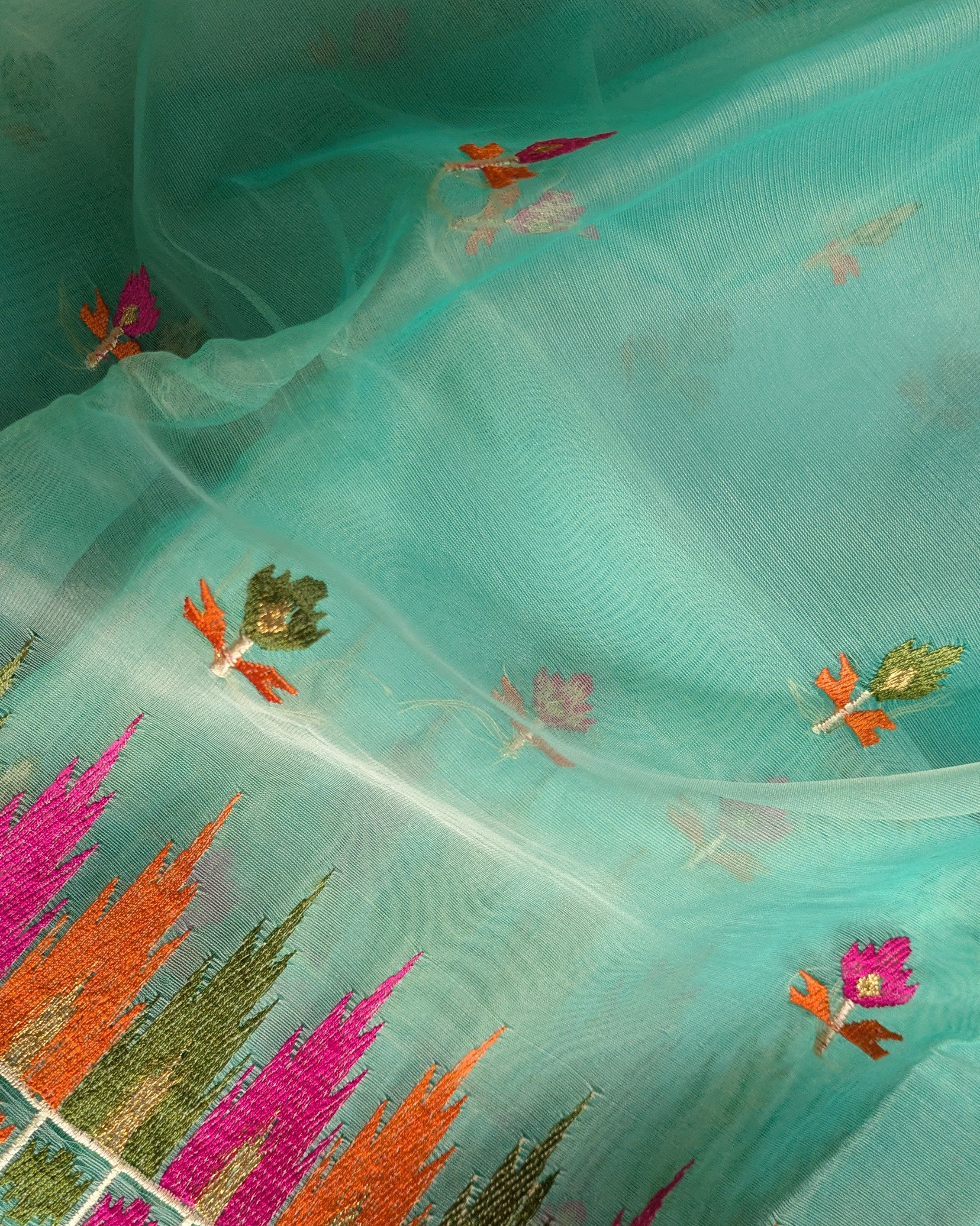 Resham Jamdani with Blouse Piece