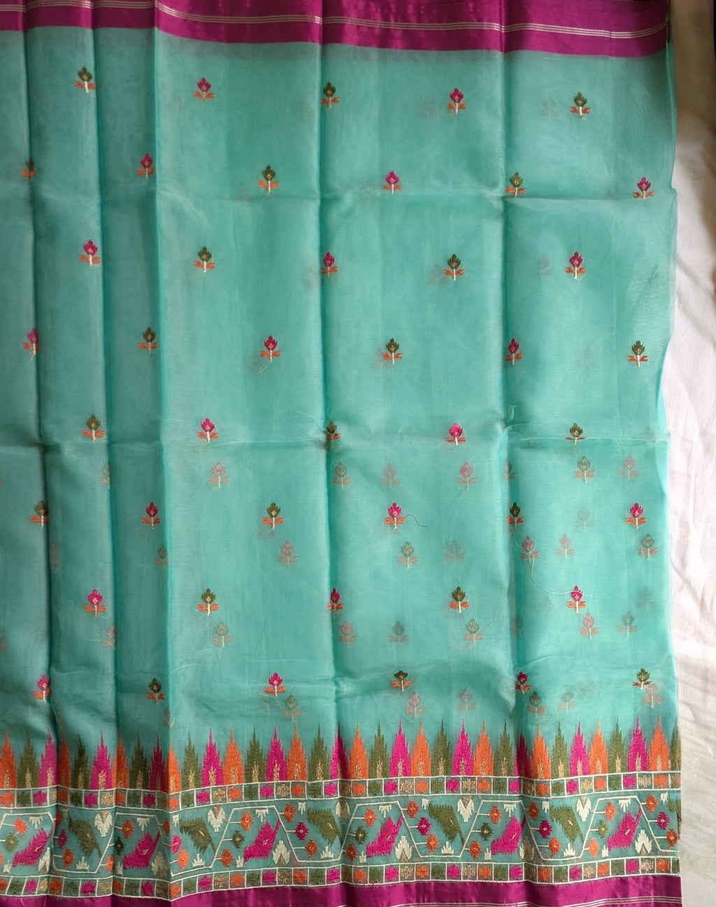 Resham Jamdani with Blouse Piece
