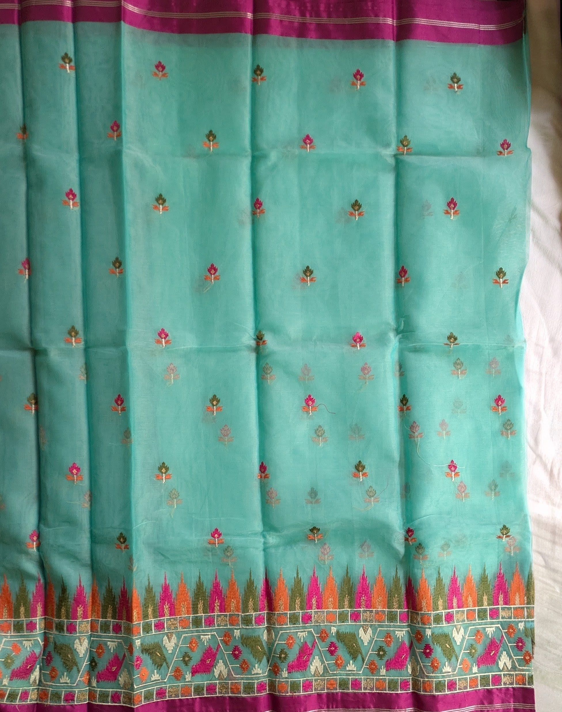 Resham Jamdani with Blouse Piece