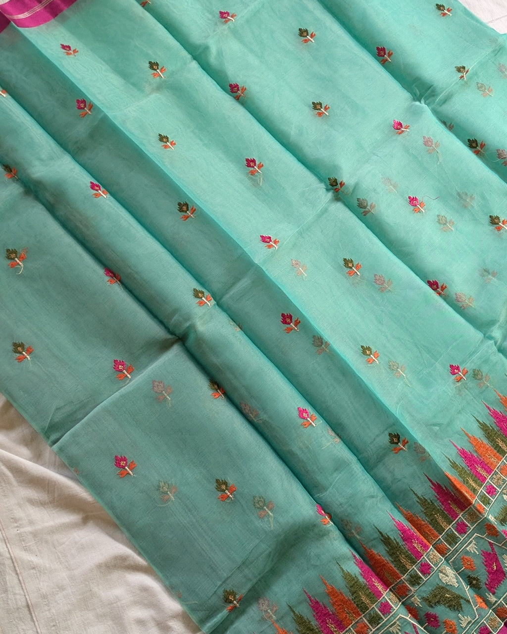 Resham Jamdani with Blouse Piece