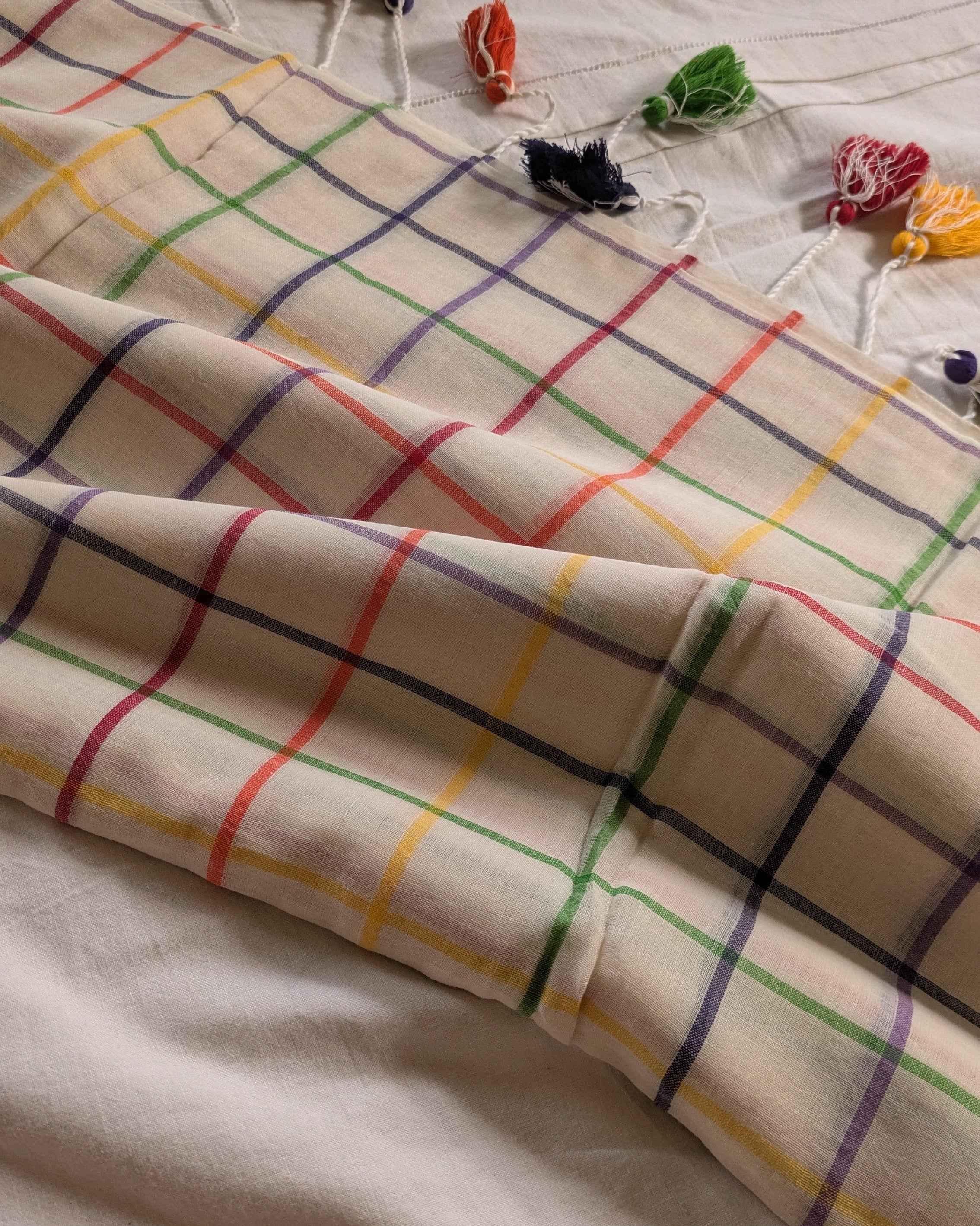 Phulia Cotton Sari with Blouse Piece