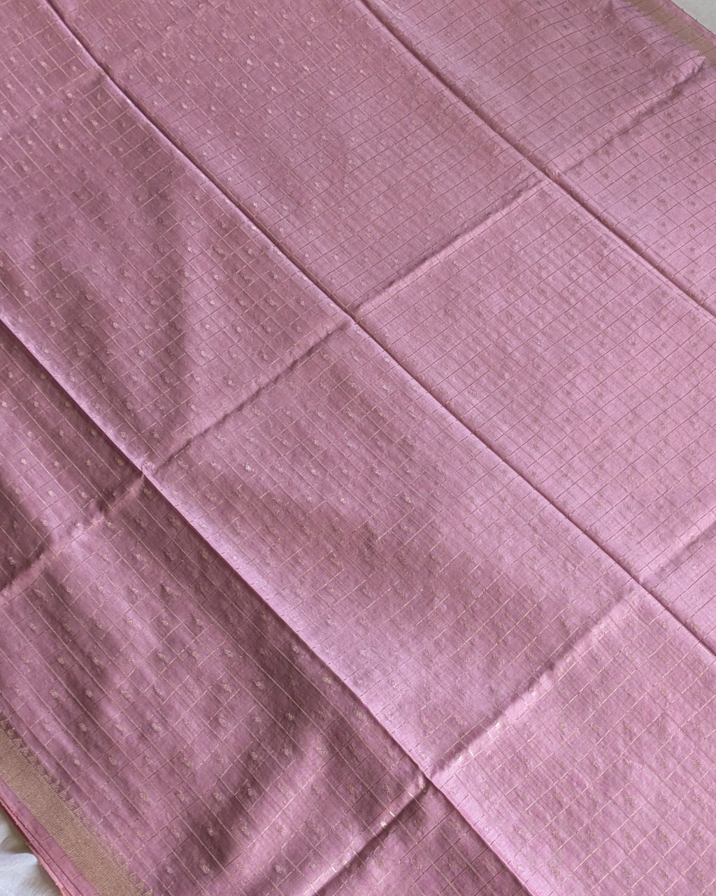 Fancy Maheswari Silk Sari with Blouse Piece (Liva Tag)