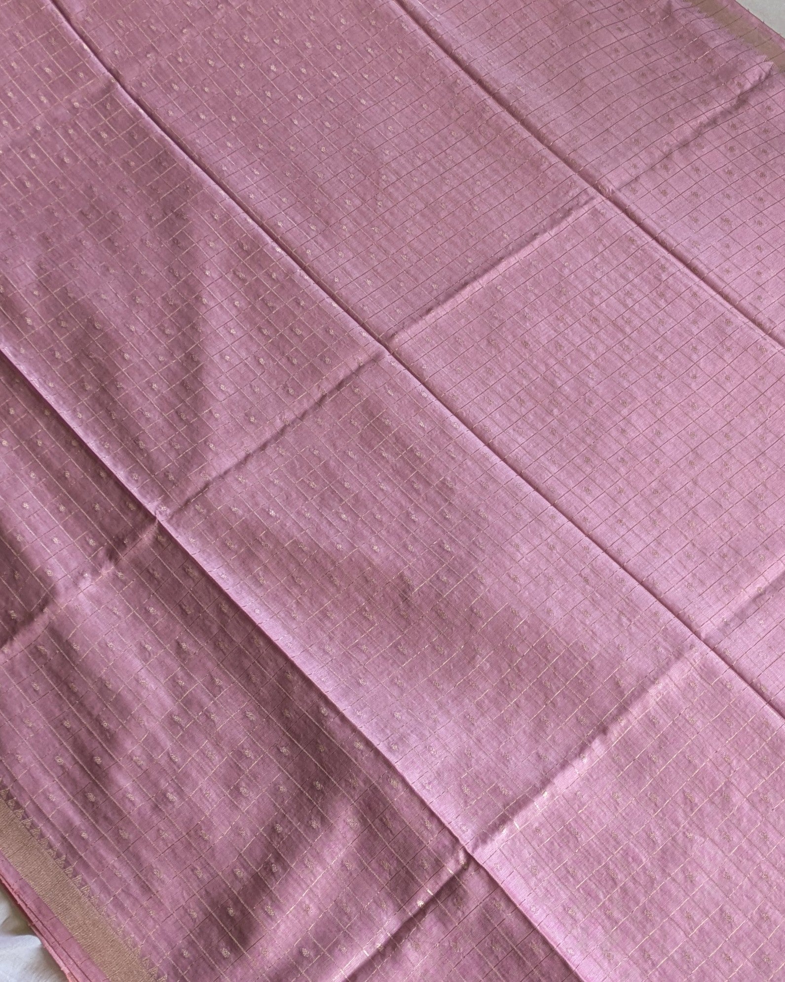 Fancy Maheswari Silk Sari with Blouse Piece (Liva Tag)