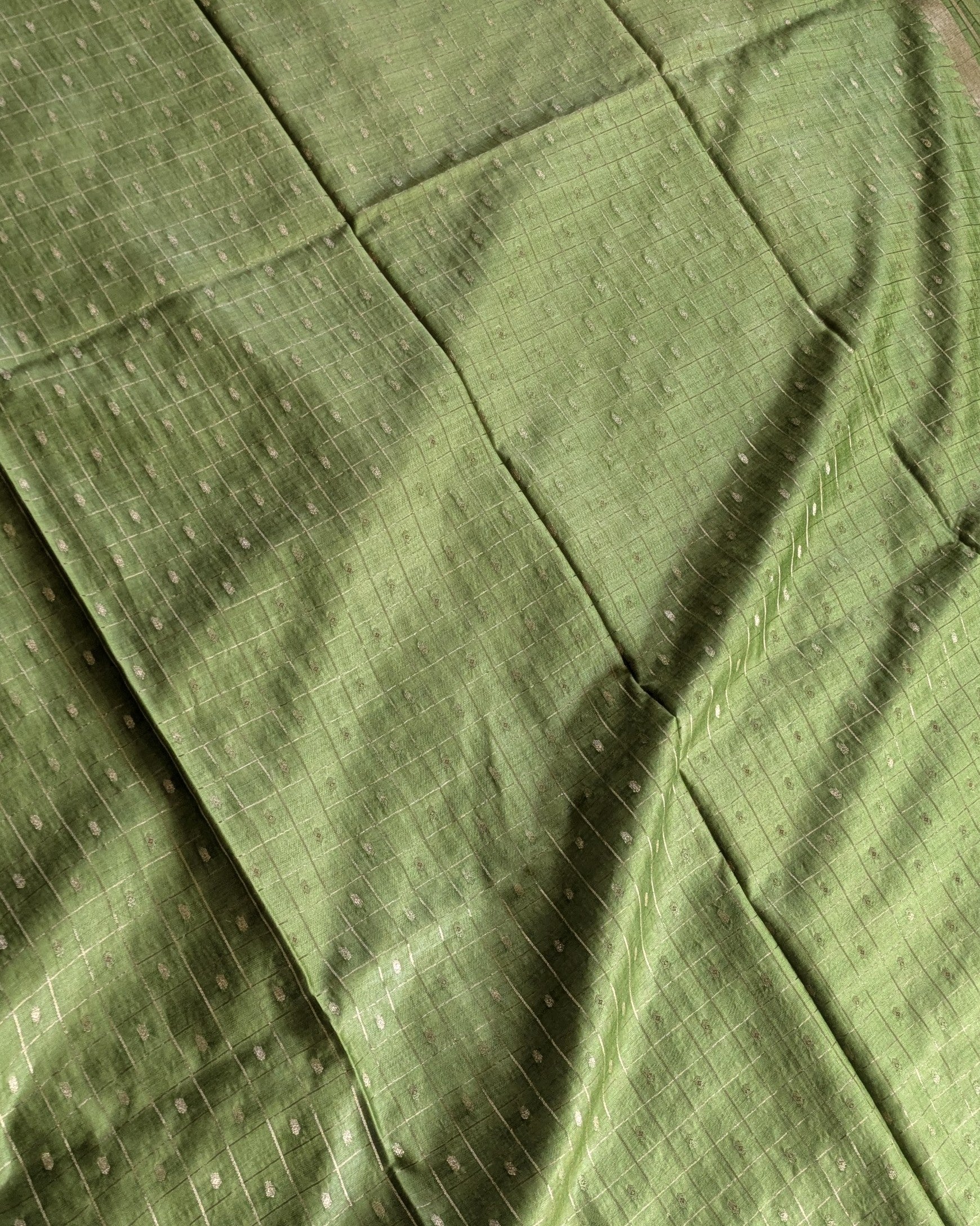 Fancy Maheswari Silk Sari with Blouse Piece (Liva Tag)