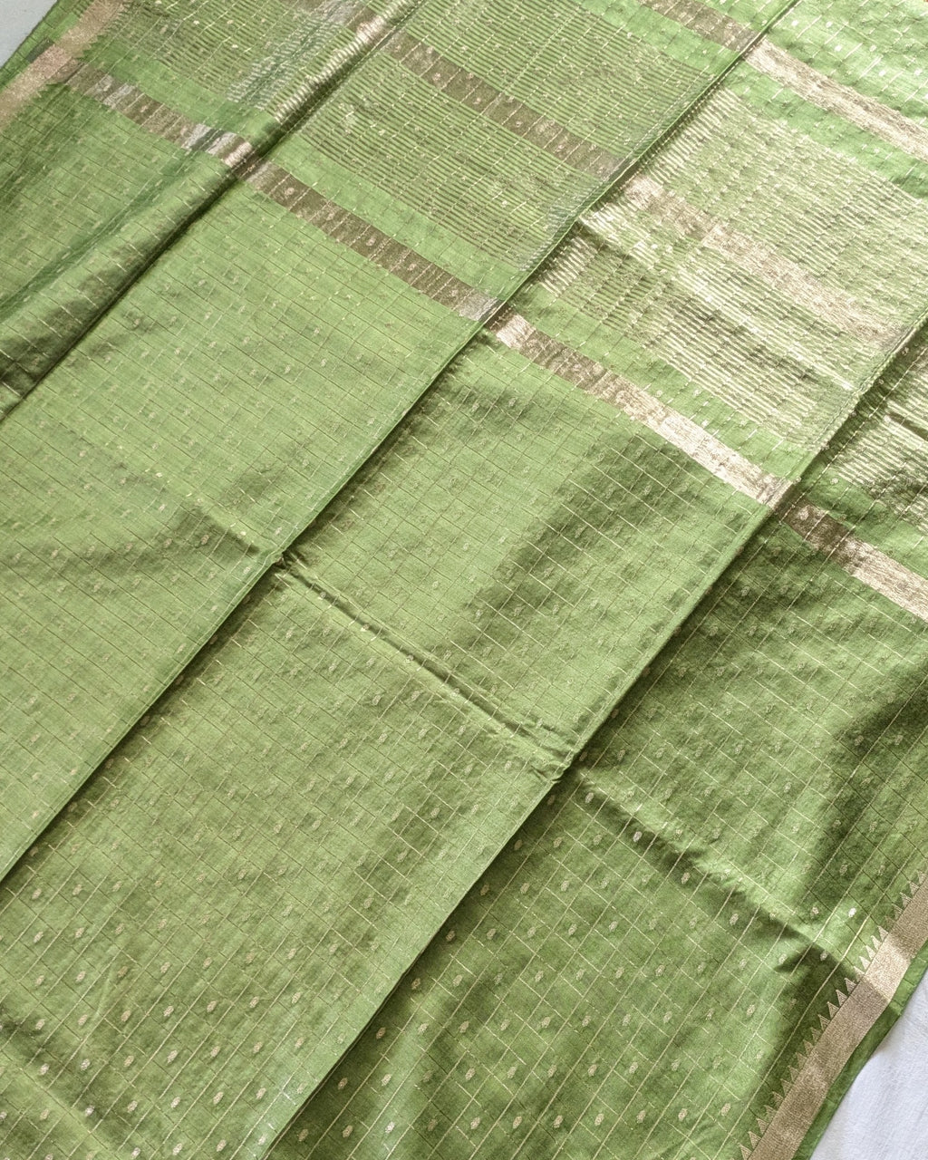 Fancy Maheswari Silk Sari with Blouse Piece (Liva Tag)