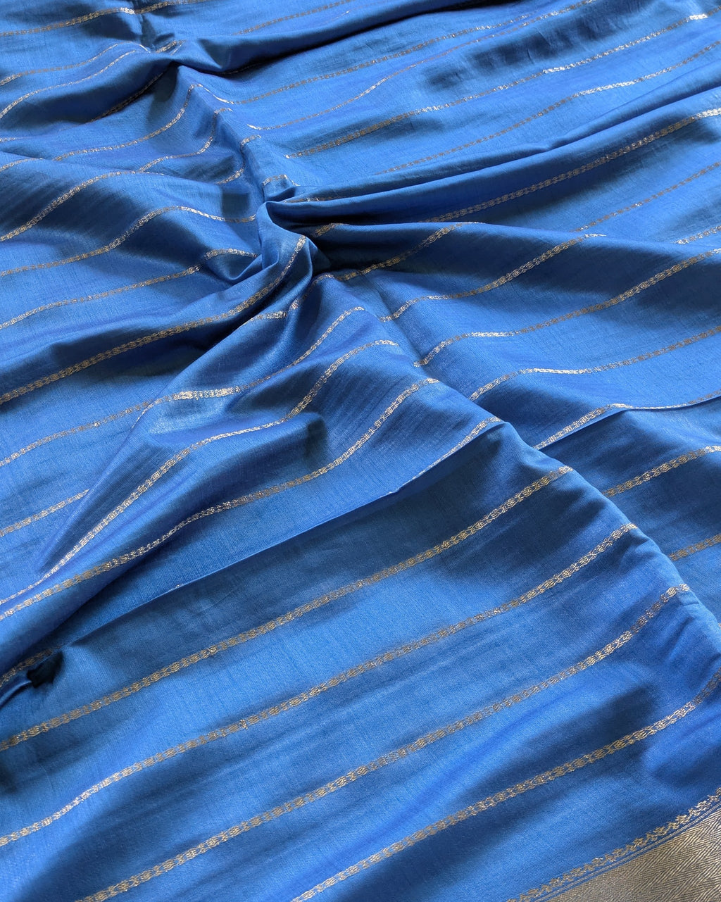 Fancy Maheswari Silk Sari with Blouse Piece (Liva Tag)
